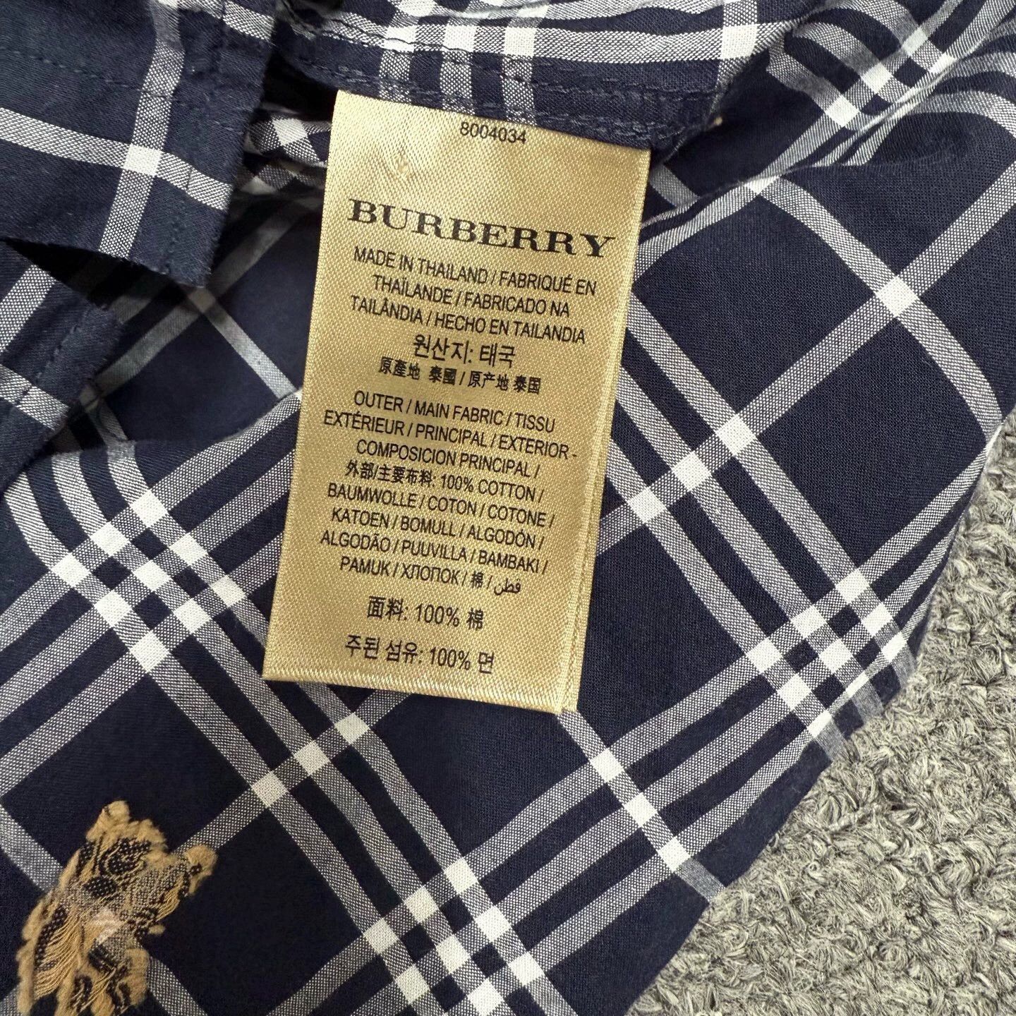 Burberry Burberry Check Horseferry Longsleeve Shirt UK10 Near New Size M / US 6-8 / IT 42-44 - 4 Thumbnail