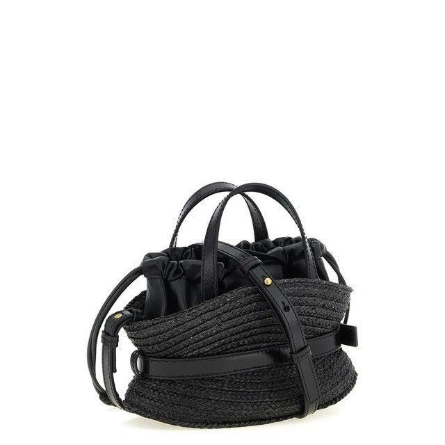Balmain BALMAIN Shuffle Mini Black Leather Top Handle Bag New & Auth Size ONE SIZE - 2 Thumbnail