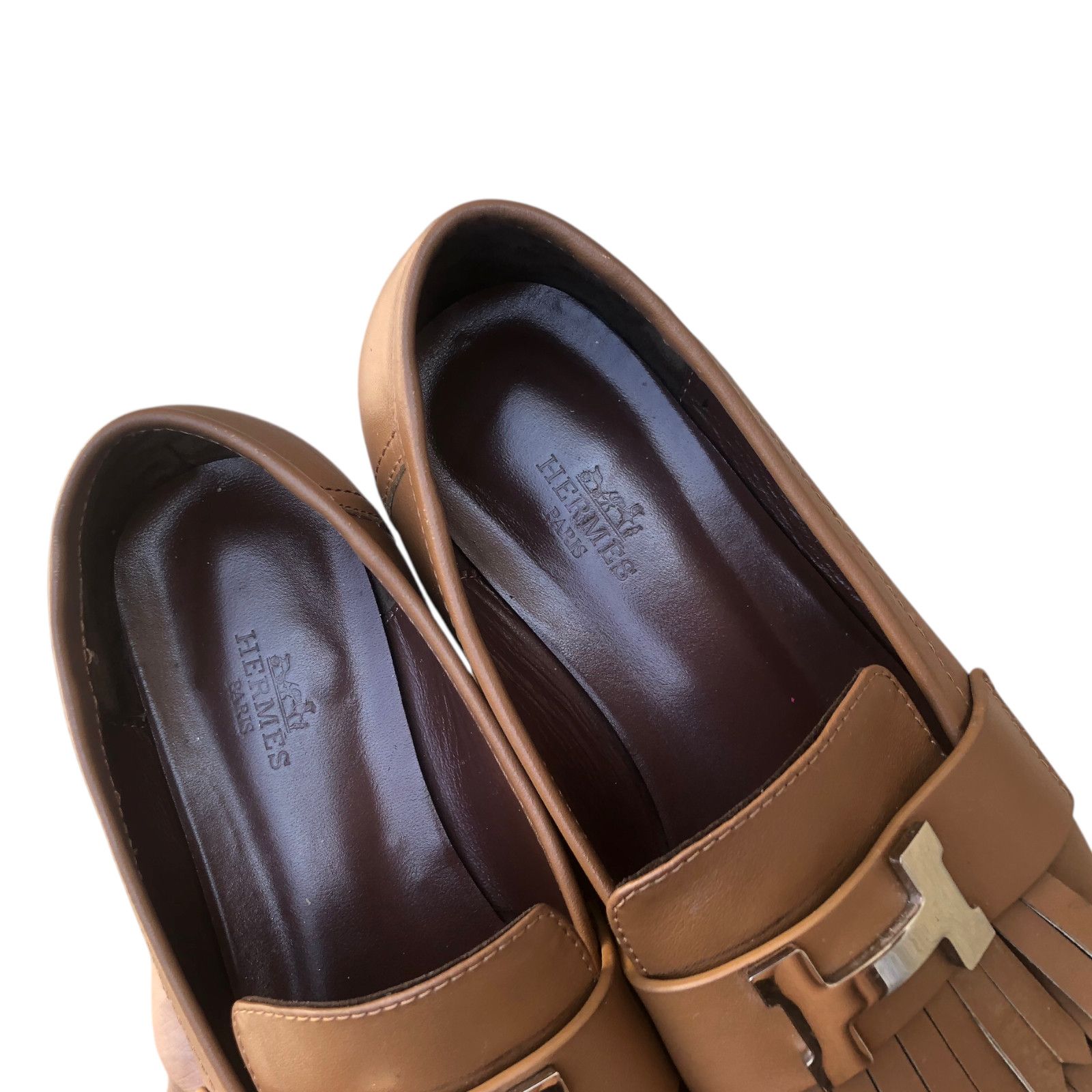 Hermes 🔥HERMES Goatskin Womens Royal Loafers 36 Naturel Size US 6 / IT 36 - 9 Thumbnail