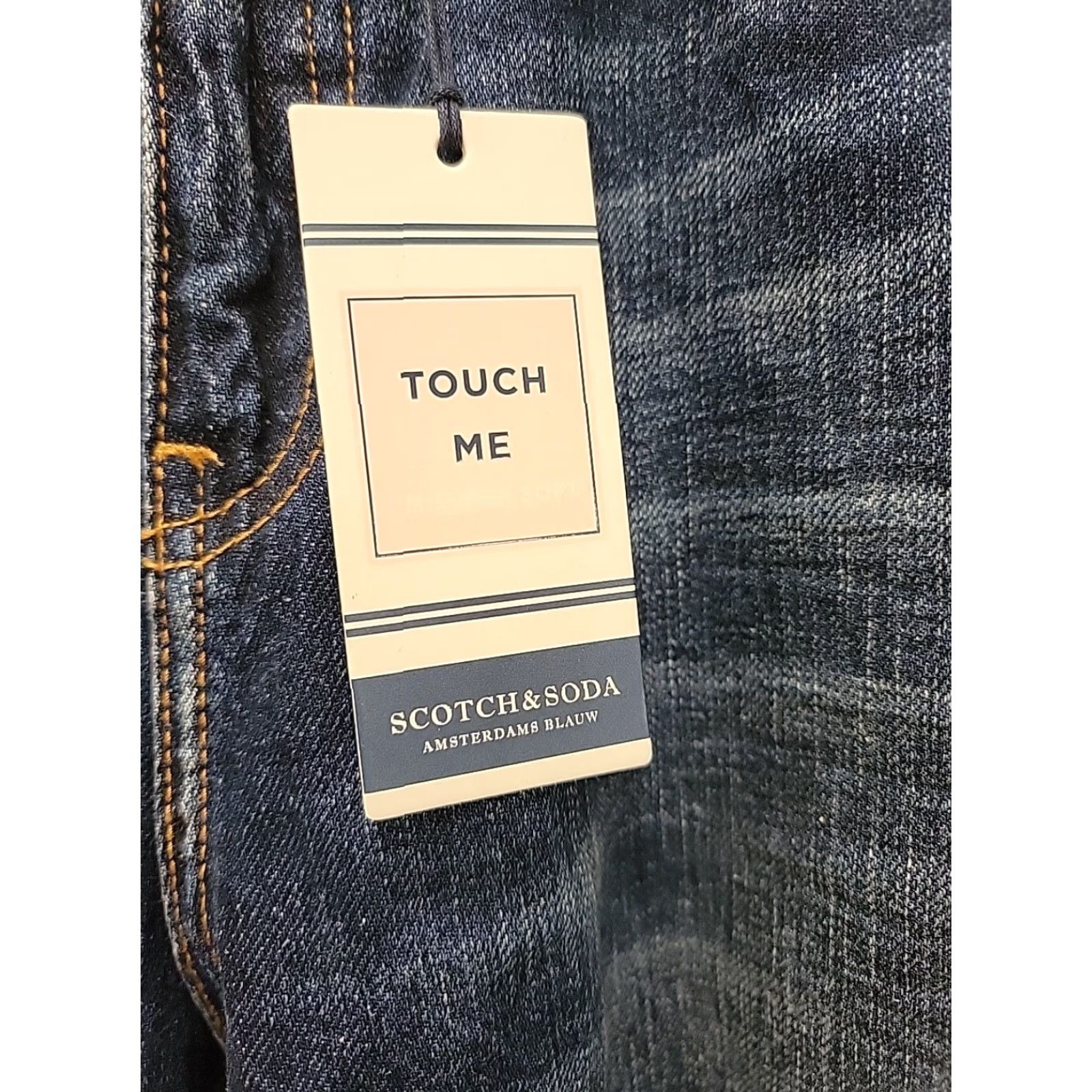 Scotch & Soda NWT Scotch & Soda Jeans Womens 29x32 Blue Bandit Slim Tapered Bandit Boyfriend Jeans Women Distressed Regular Medium Wash Blue Womens Size 29" - 2 Thumbnail