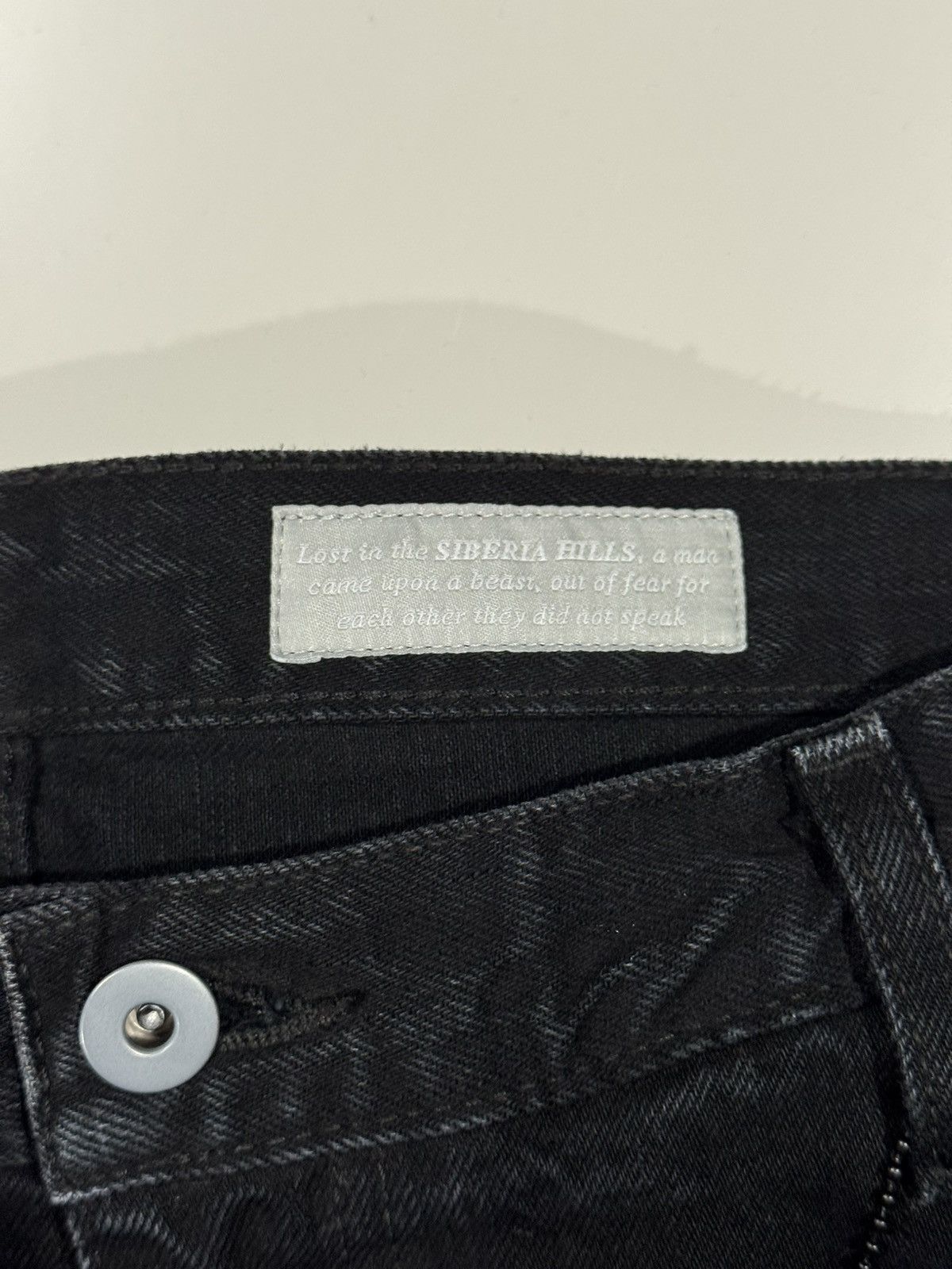 Siberia Hills Siberia Hills Studded Saturn Black Denim Jeans 34 BNWT Size US 34 / EU 50 - 8 Thumbnail