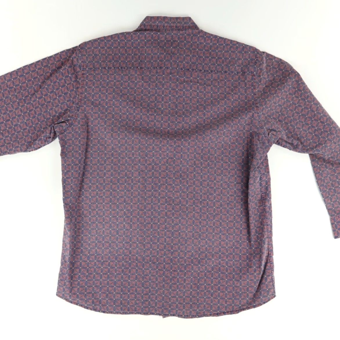 Vintage VINTAGE Key Elements Shirt Geometric Cotton Long Sleeve Button Up Men XL Size US XL / EU 56 / 4 - 4 Thumbnail