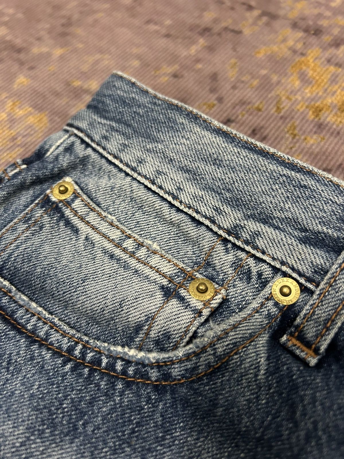 Alexander McQueen Alexander MQueen Style Destroyed Selvedge Jeans Size US 34 / EU 50 - 12 Thumbnail