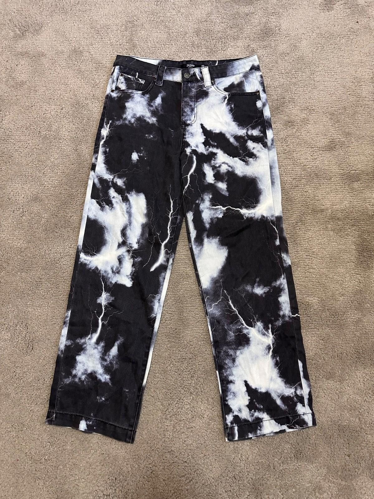 Jaded London Jaded London pants lightning white w32 l30 skate fit Size US 32 / EU 48 - 1 Thumbnail
