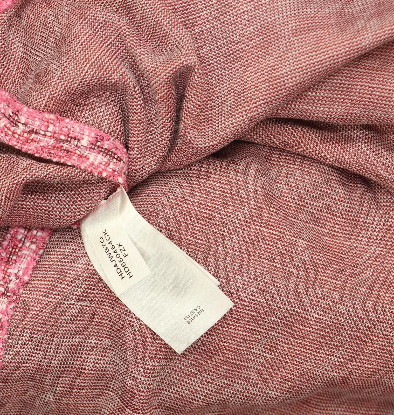 Other Nwt Halston Wrap 3/4 Sleeve Shift Dress Fuchsia Pink 12 Size XL / US 12-14 / IT 48-50 - 6 Thumbnail