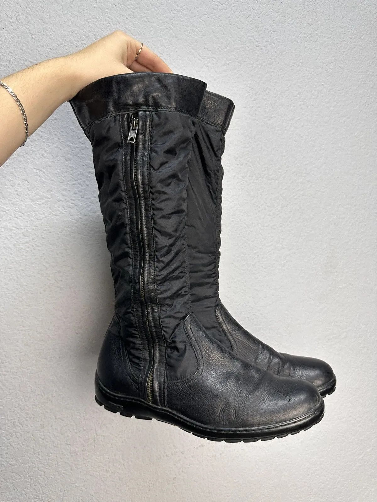 A.S.98 WOW😻Leather Boots High Goa Vintage A.S.98 Style Size US 7 / EU 40 - 10 Thumbnail