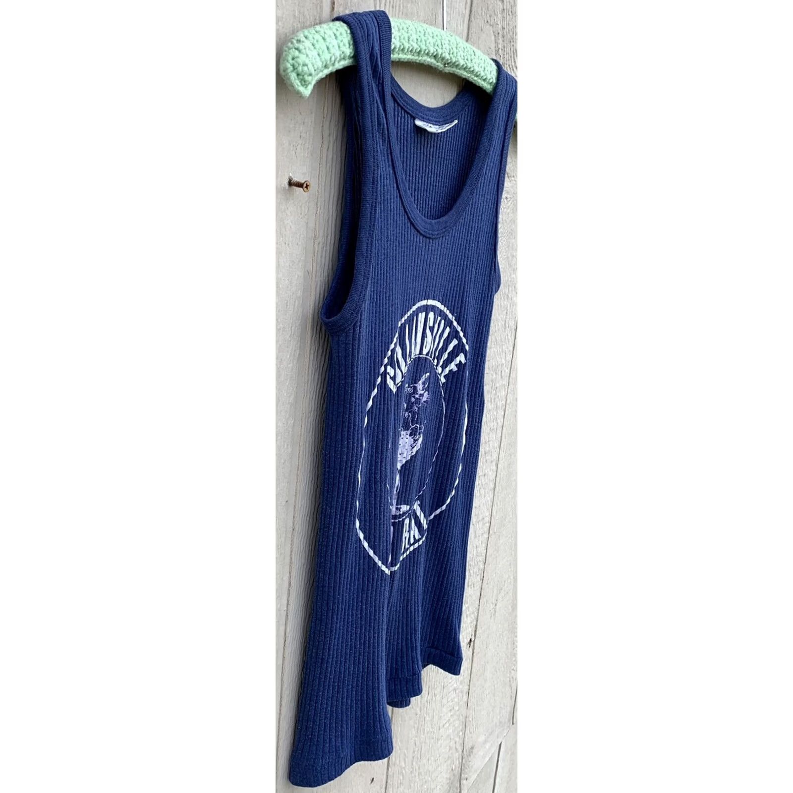 Vintage VINTAGE Kmart Collinsville River Rat Tank Top Shirt M Blue 50/50 Kodel Polyester Cotton Graphic Sportswear/Beach Mens Women Girls Size M / US 6-8 / IT 42-44 - 6 Thumbnail