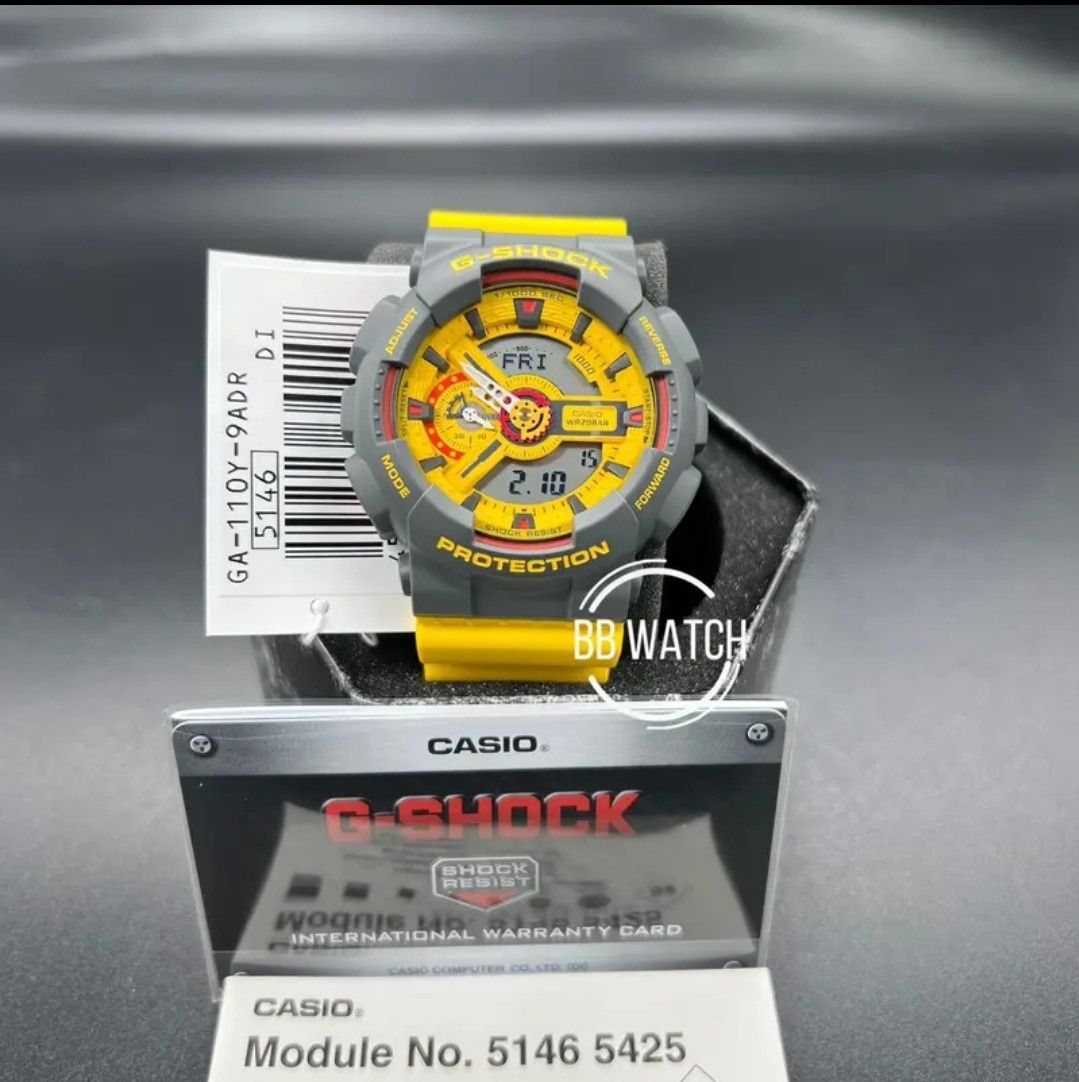 Casio × G Shock Casio G Shock GA-110Y-9A Size ONE SIZE - 3 Thumbnail