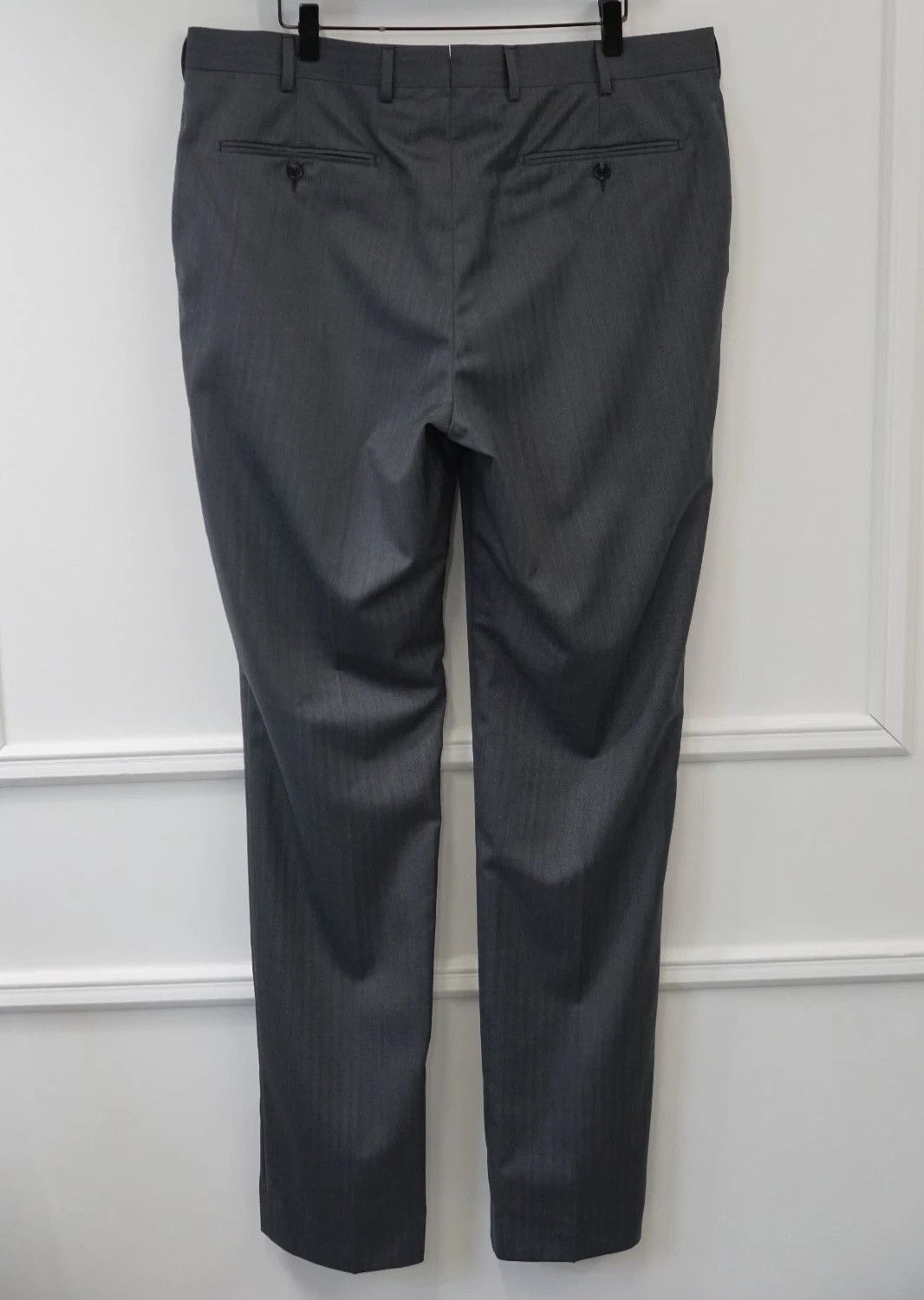 Suitsupply Men Suitsupply Pants Trousers Brescia Grey Wool 110 UK/US46L Size 46L - 2 Thumbnail