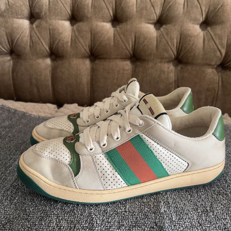 Gucci Gucci Screener Vintage Inspired Casual Sneakers 0079 Size US 9 / EU 42 - 1 Thumbnail