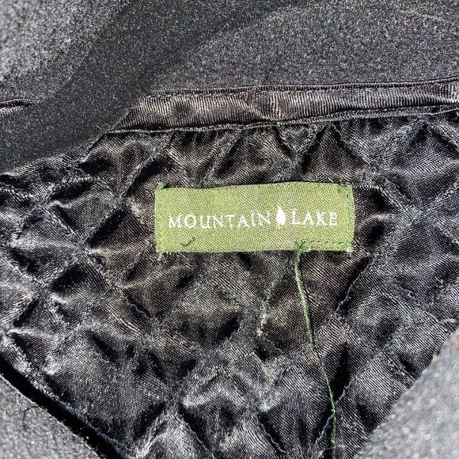 Other Mountain Lake Vintage Black Fleece Full Zip Vest Jacket Size ONE SIZE - 6 Thumbnail