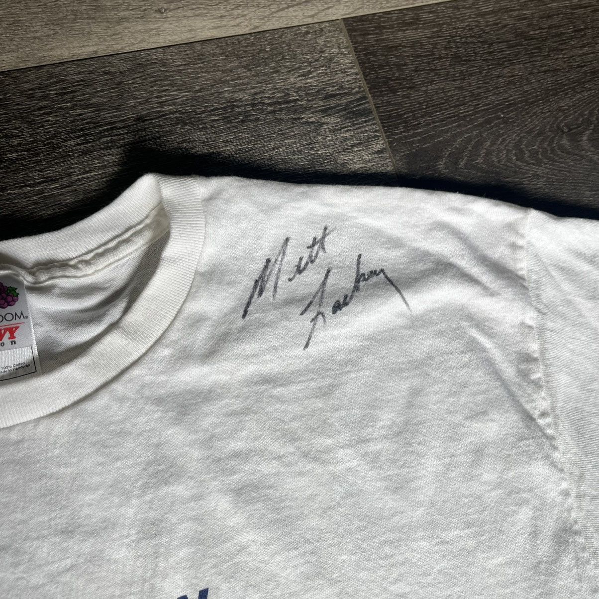 Vintage Vintage 2000s Matt Lackey Illinois Wrestling Signed Logo Tee Size US XL / EU 56 / 4 - 4 Thumbnail