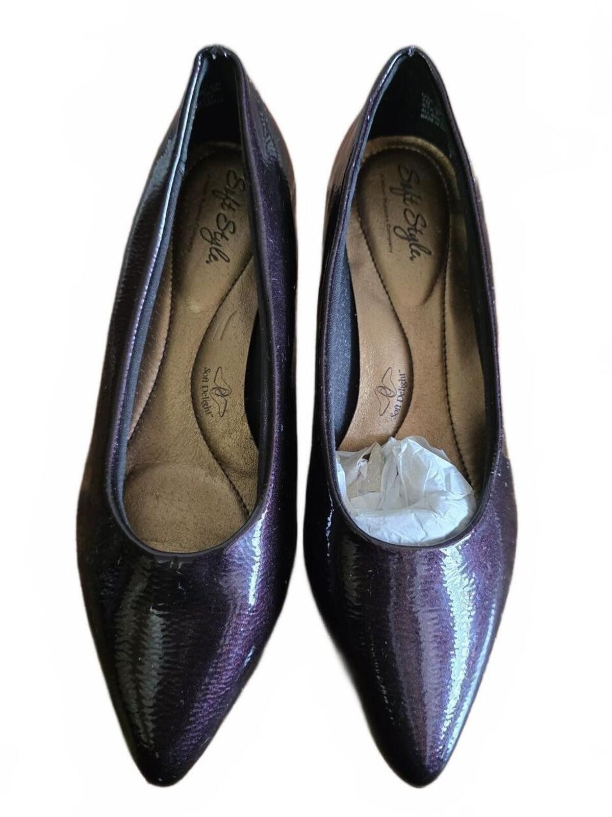 Other Soft Style Womens Pointed Toe Low Heel Burgandy Pumps Size 7 Size US 7 / IT 37 - 10 Thumbnail