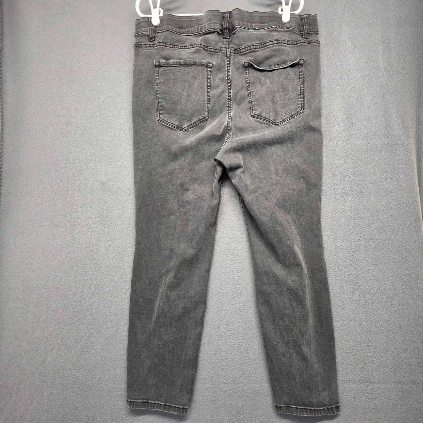Denime Venezia Lane Bryant Black Skinny Jeans Womens Plus Size 20 Stretch Denim Pants Size 42" / US 20 - 2 Thumbnail