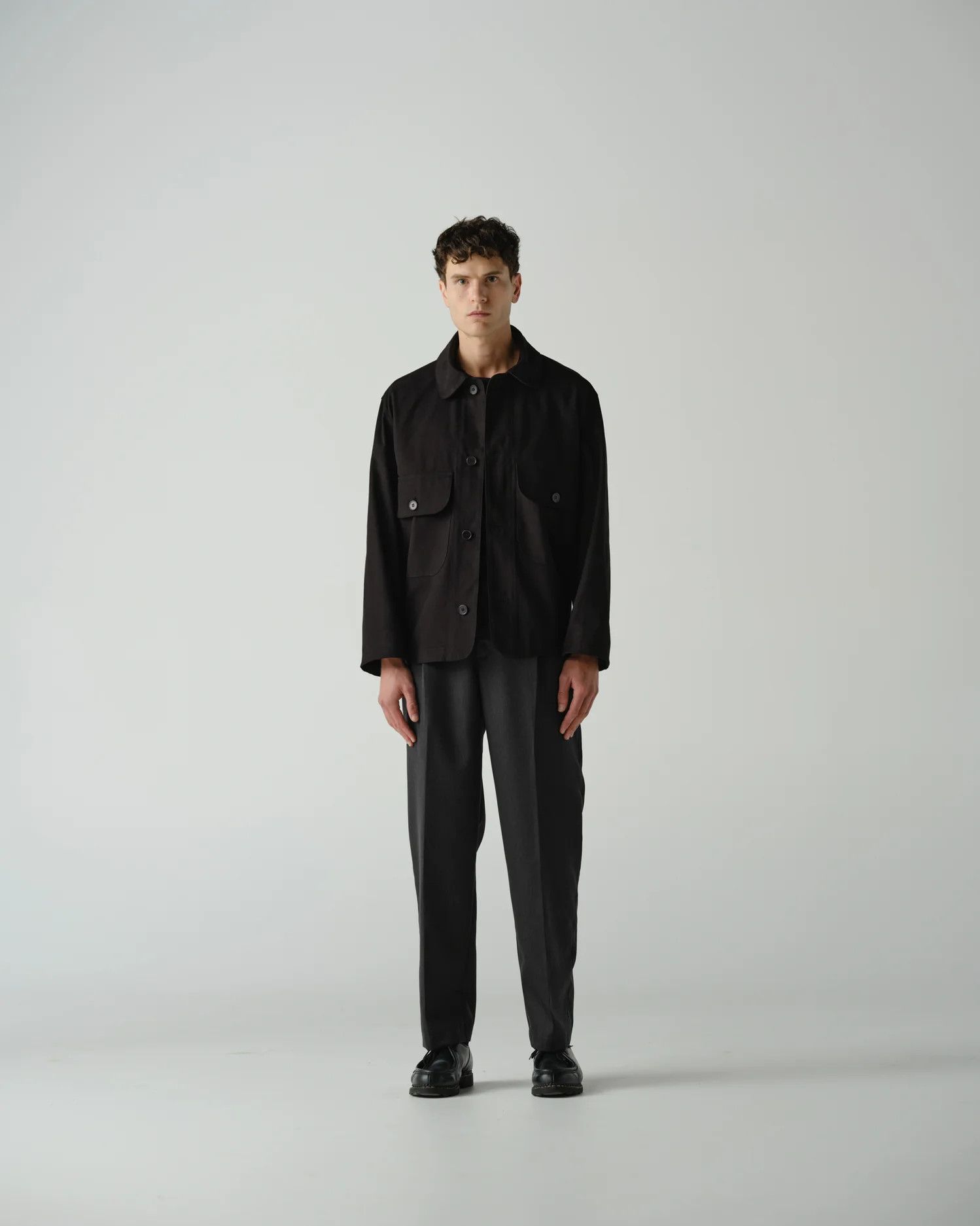Other 💚 Thom Morison Big Pocket Jacket Black Medium NEW Size US M / EU 48-50 / 2 - 5 Thumbnail