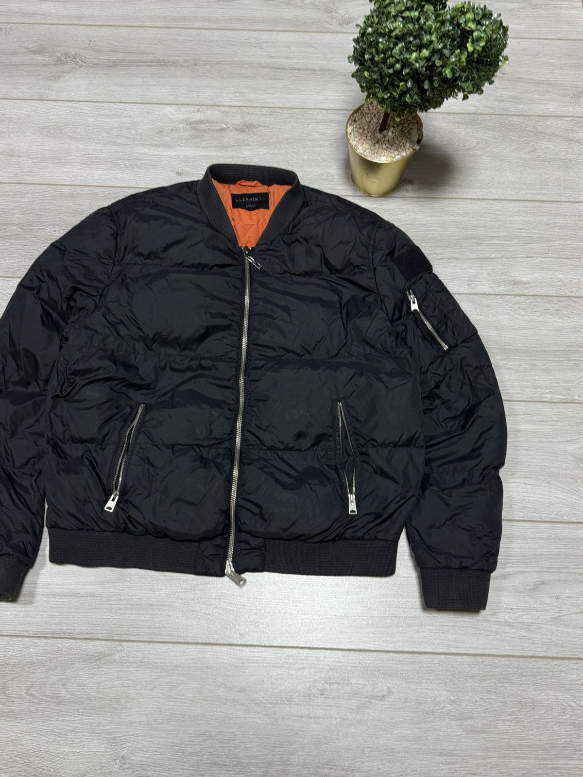 Allsaints Allsaints furlough bomber down jacket zip Size US L / EU 52-54 / 3 - 2 Thumbnail