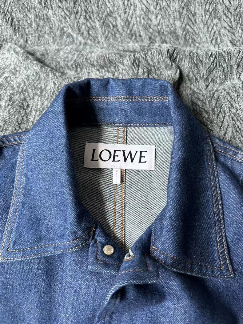Loewe loewe Leather brand denim jacket 2506-Nextarrow Size US M / EU 48-50 / 2 - 3 Thumbnail