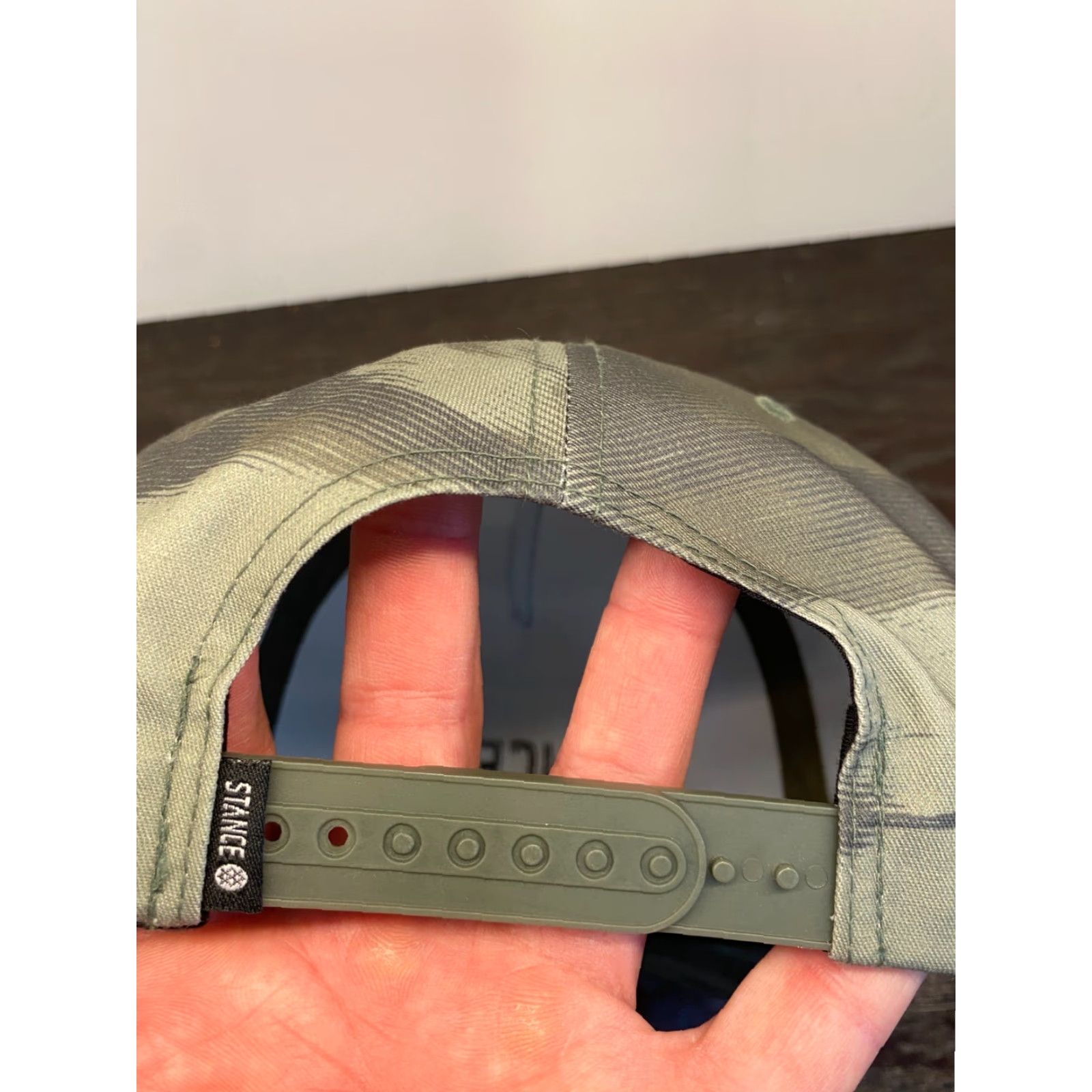 Vintage Stance Icon Hat Mens One Size Green Camo Snapback Adjustable Size ONE SIZE - 5 Thumbnail