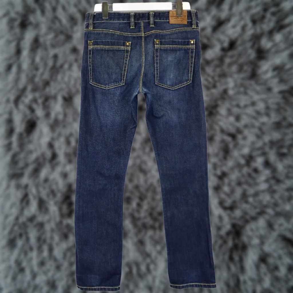 Vintage CAMP DAVID Jeans Slim Fit Robin Men's W30/L32 Blue Denim Whiskers Button Fly Size US 30 / EU 46 - 1 Thumbnail