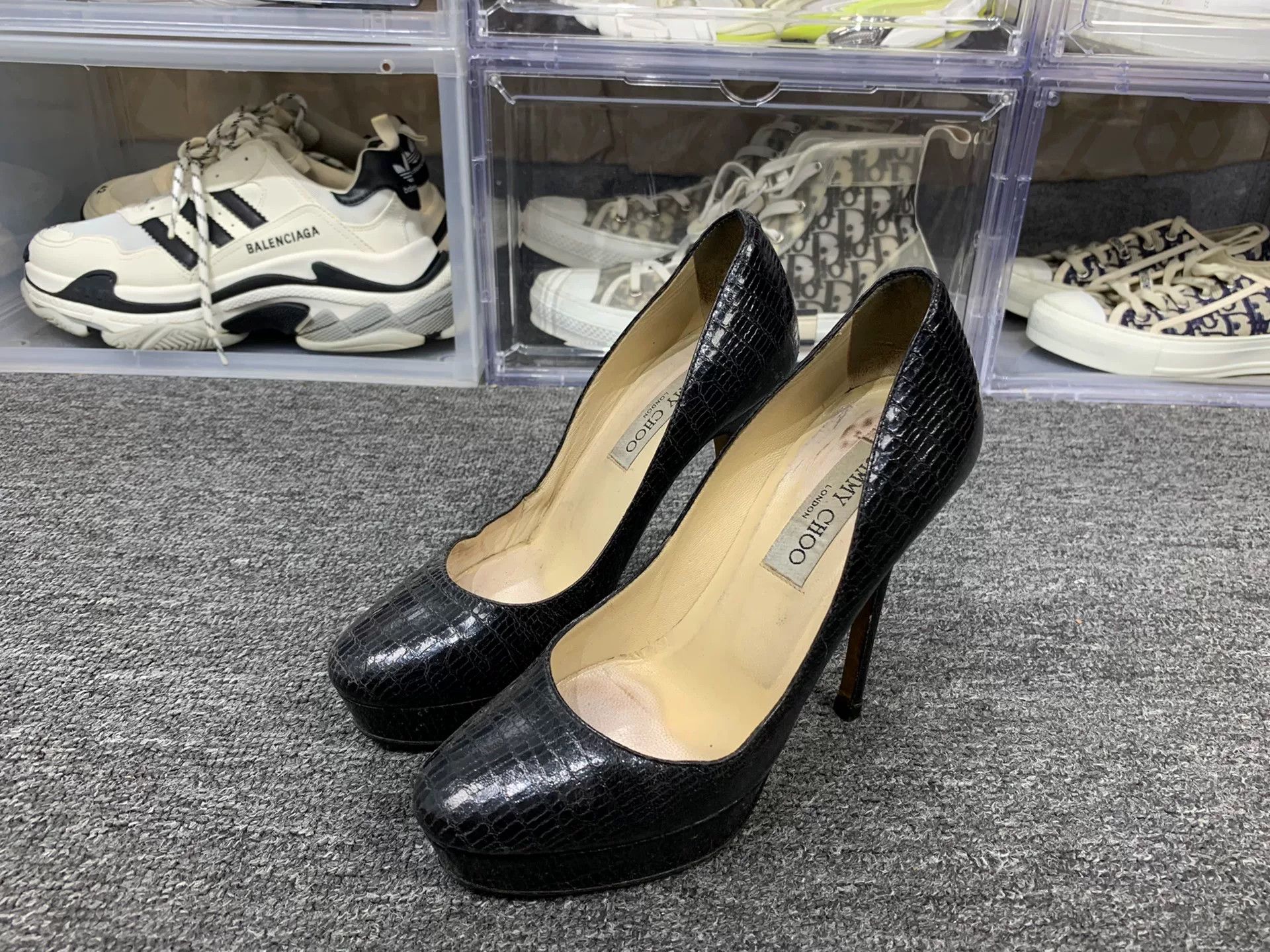 Jimmy Choo Jimmy Choo Animal Print Lowtop Sneakers us_6 Women Size US 6 / IT 36 - 1 Thumbnail