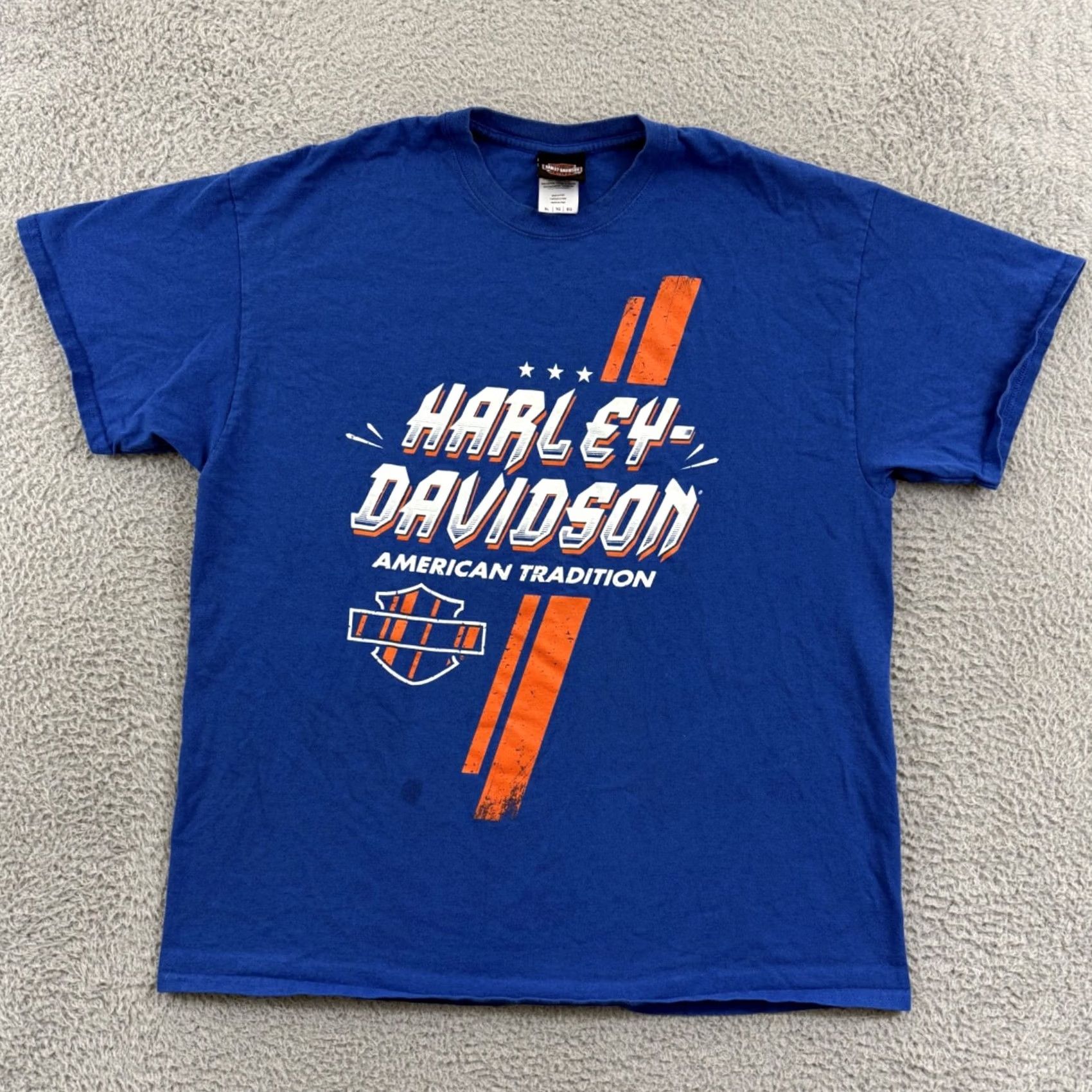 Harley Davidson VINTAGE Harley-Davidson Shirt Mens XL Pennsylvania Biker Motorcycle Short Sleeve Shirt Size US XL / EU 56 / 4 - 2 Thumbnail