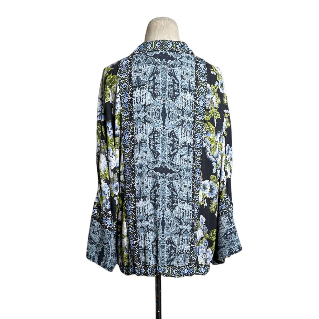 Free People Free People Wildflower Cinched Kimono Jacket Size XS/S Size S / US 4 / IT 40 - 2 Thumbnail