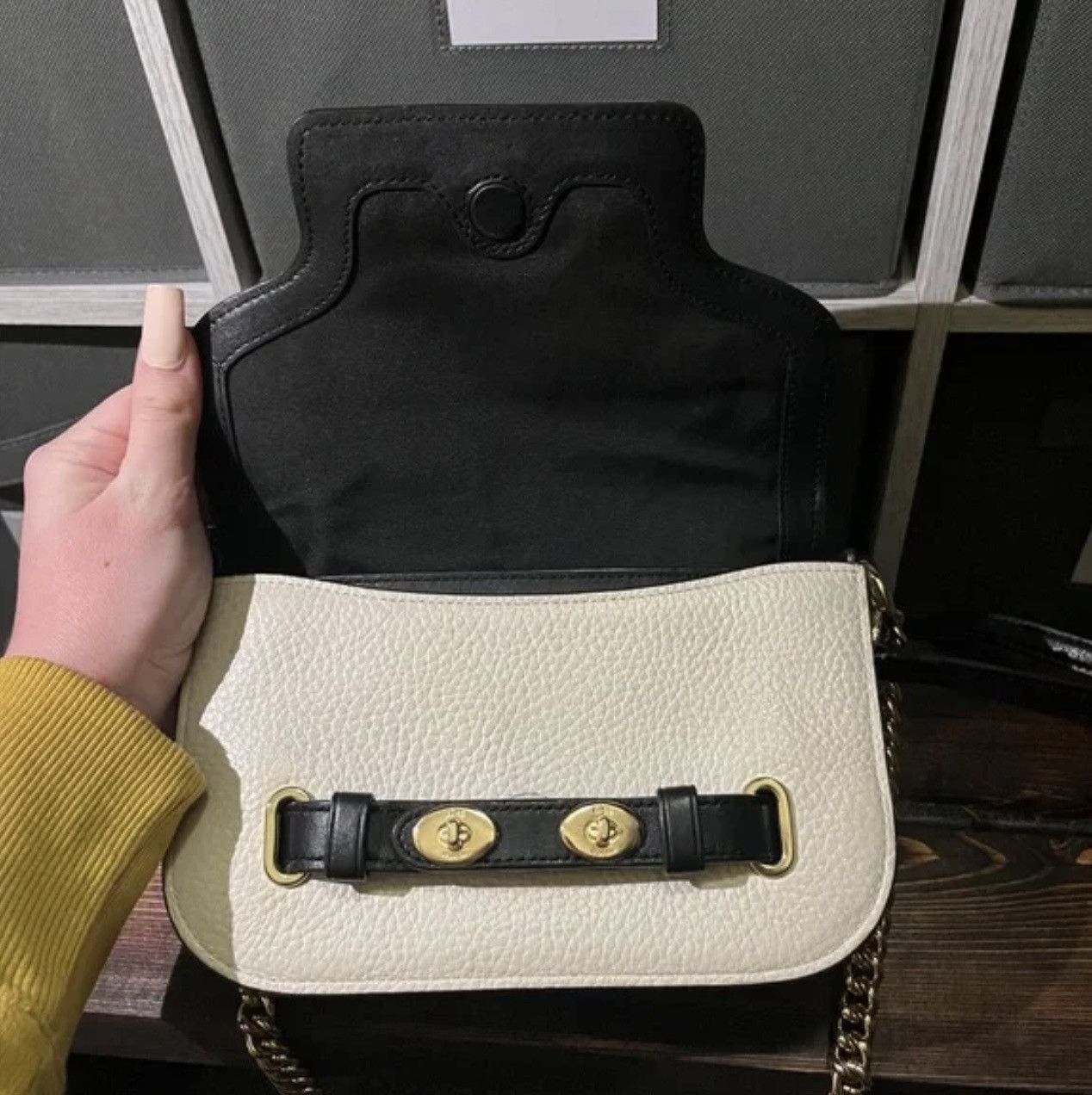 Coach Coach Blake 20 Black and White Crossbody. Size ONE SIZE - 2 Thumbnail