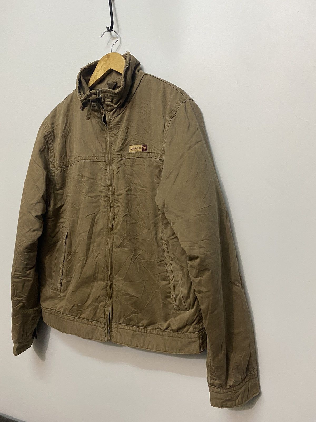 Abercrombie & Fitch × Vintage Abercrombie and Fitch Jacket Wool Lined Full Zip Up Trucker Size US M / EU 48-50 / 2 - 5 Thumbnail
