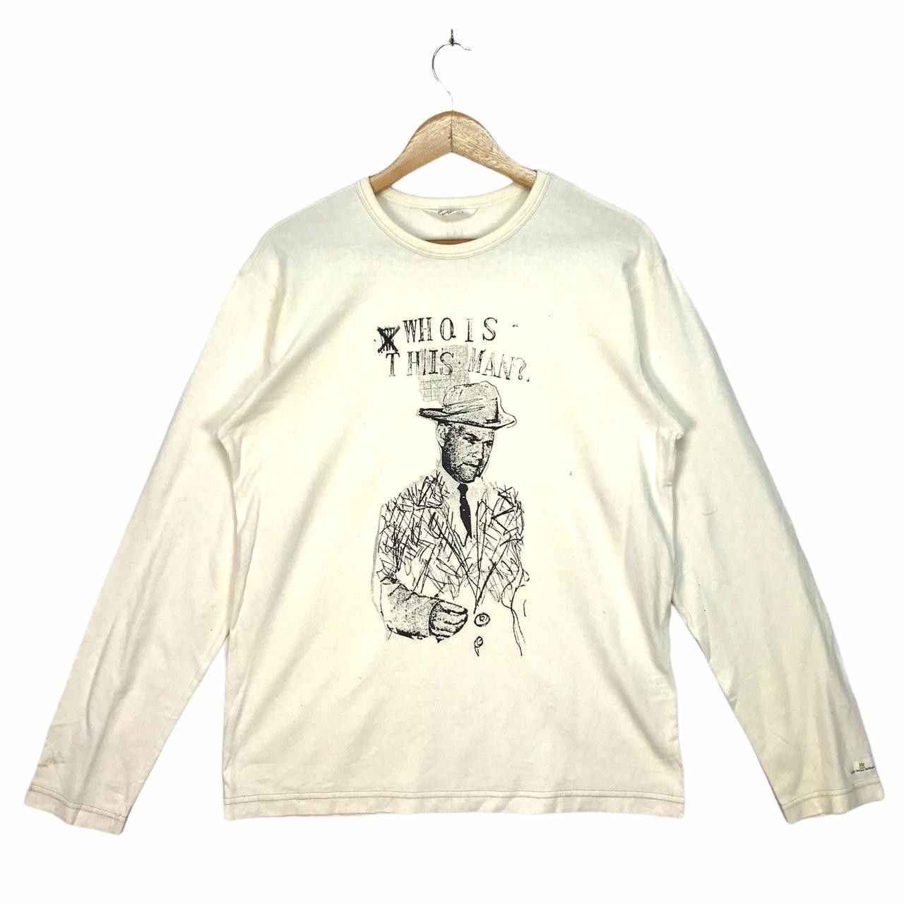 Vintage Vintage JEAN-MICHEL BASQUIAT Who Is This Man? Big Logo Spell Size US M / EU 48-50 / 2 - 1 Thumbnail