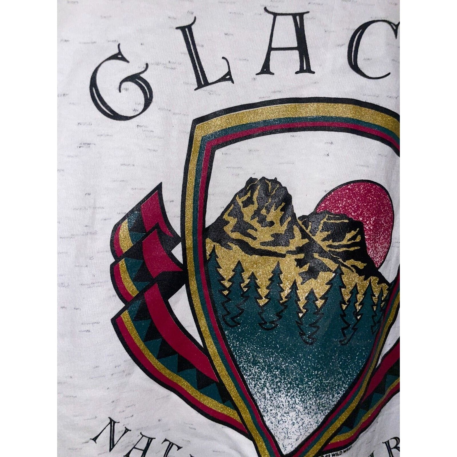 Vintage 90s Vintage Glacier National Park Mountain Shirt VTG L Large Size US L / EU 52-54 / 3 - 4 Thumbnail