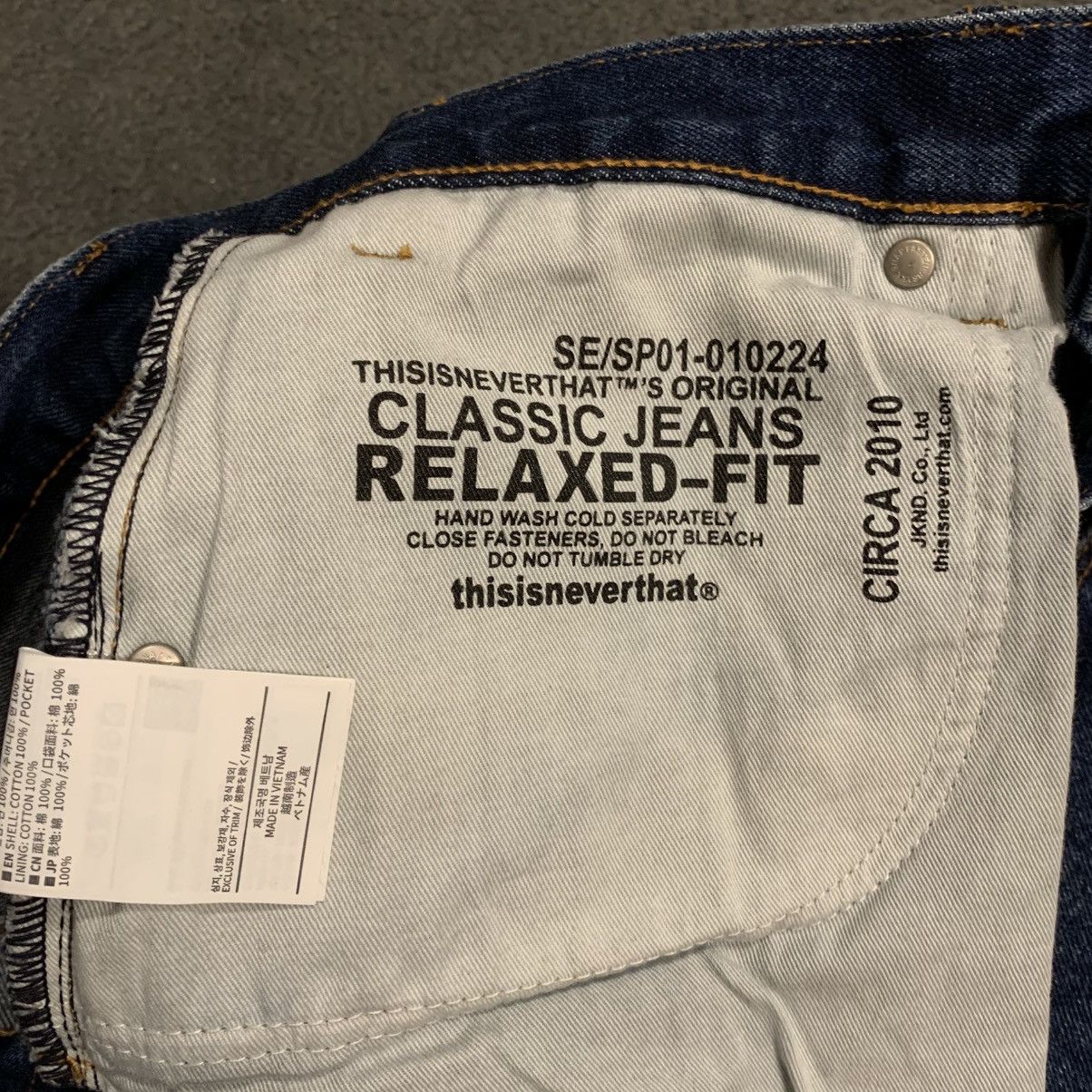 thisisneverthat THISISNEVERTHAT RELAXED FIT JEANS Size US 32 / EU 48 - 7 Thumbnail