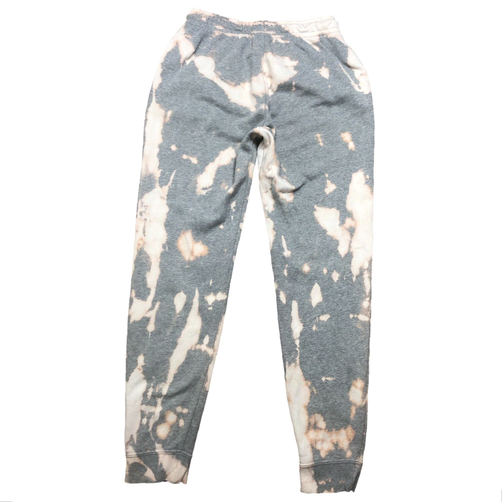 Nike VINTAGE Nike Sweatpants Joggers Gray Acid Wash Tie Dye Mens Small 1 Of 1 Drawstring Pockets Tapered 90s Athleisure University Logo Size US 29 - 2 Thumbnail