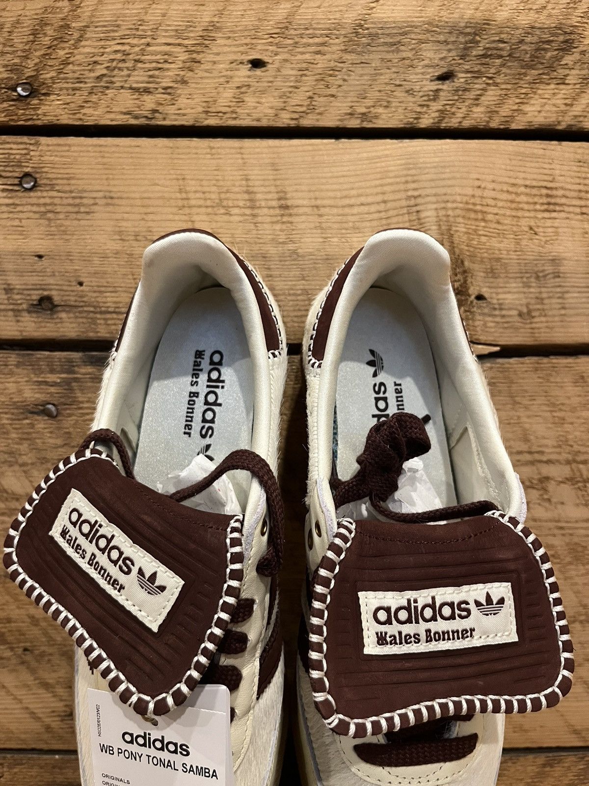 Adidas × Wales Bonner adidas x Wales Bonner Samba Pony Cream White Gum IE0586 Size US 8.5 / EU 41-42 - 6 Thumbnail