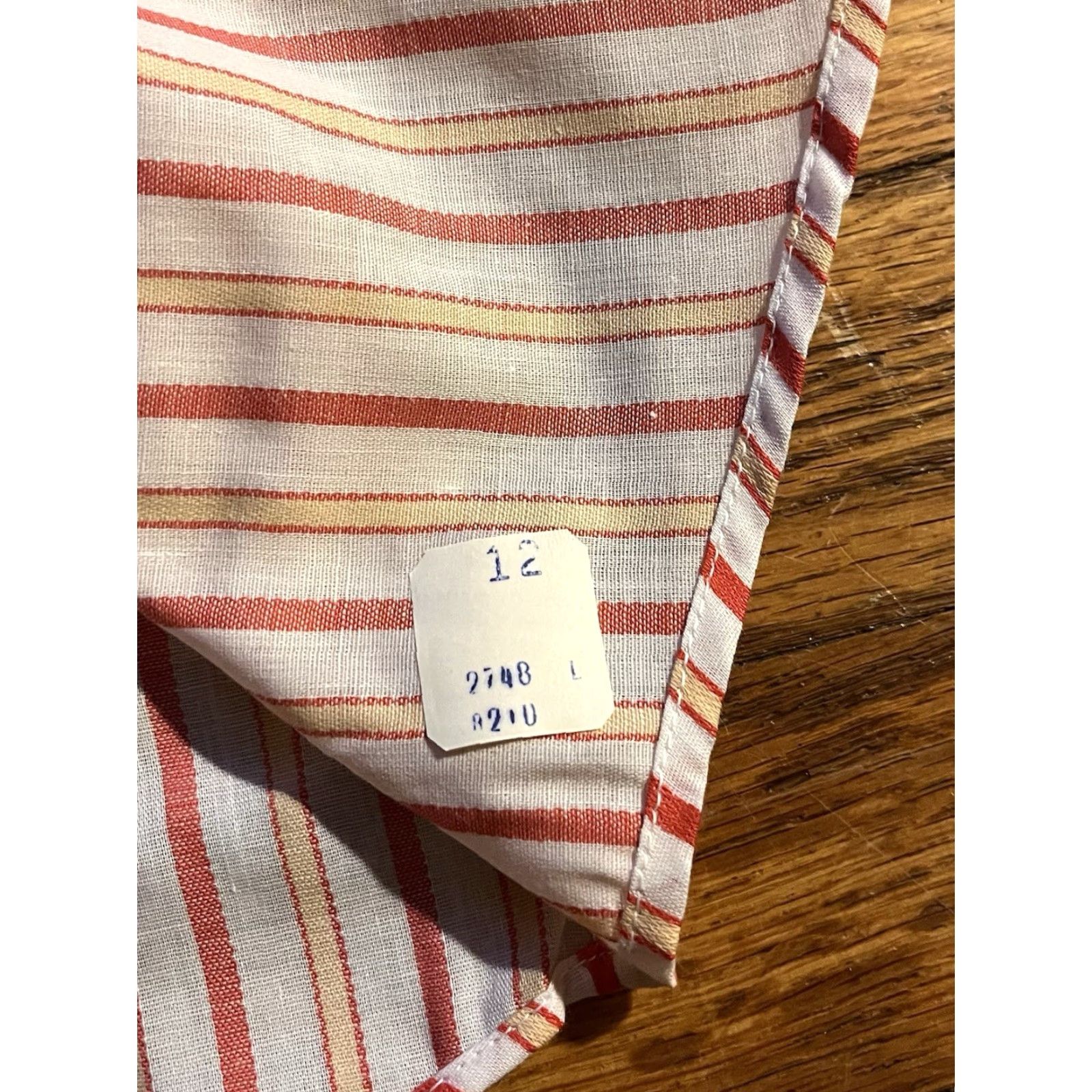 Vintage VINTAGE Peter Adam Disco Shirt Men’s L Striped 70s Size US L / EU 52-54 / 3 - 6 Thumbnail