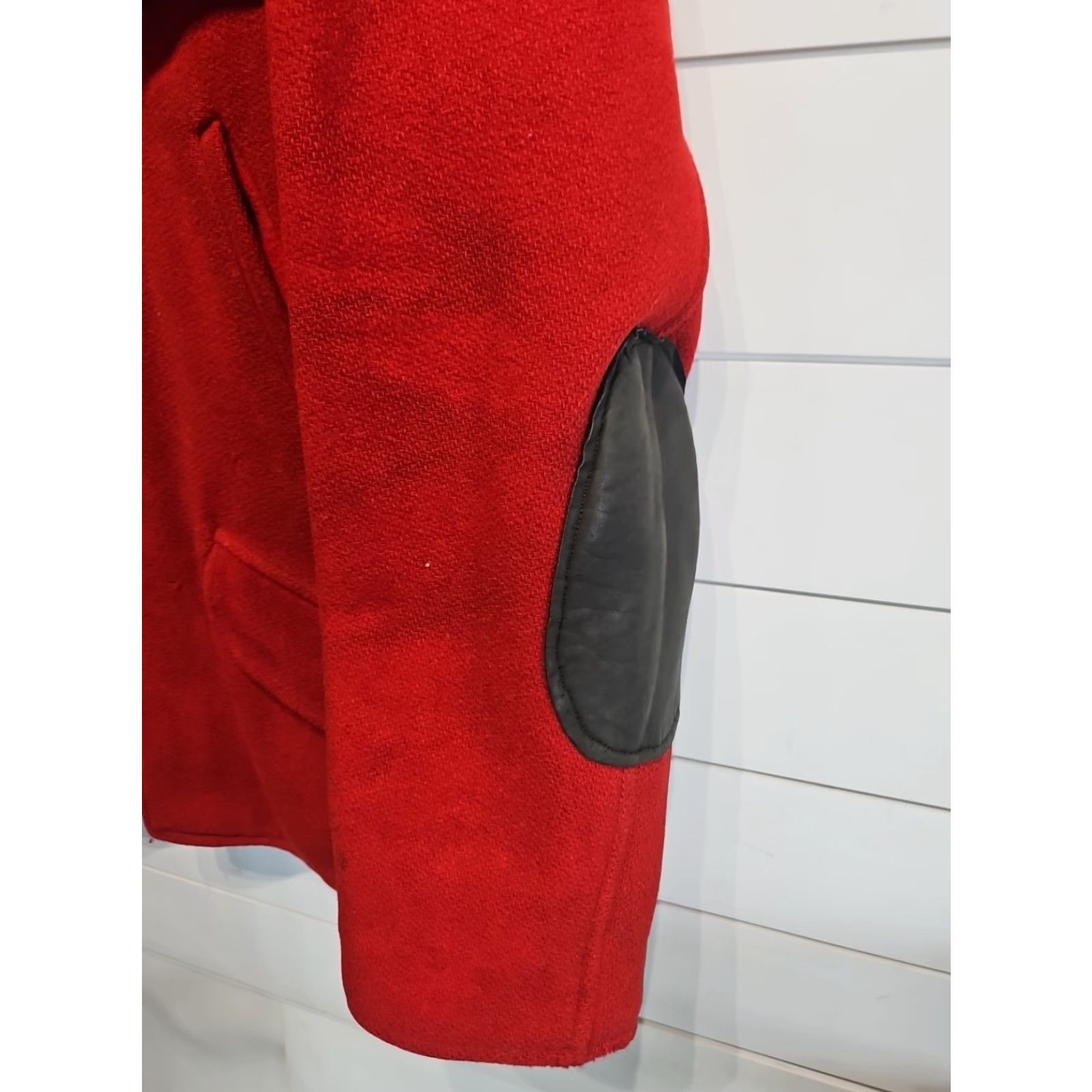 Vintage VINTAGE Woolrich Jacket Long Wool Hunting Coat Parka Men L Red 50s Size US L / EU 52-54 / 3 - 4 Thumbnail