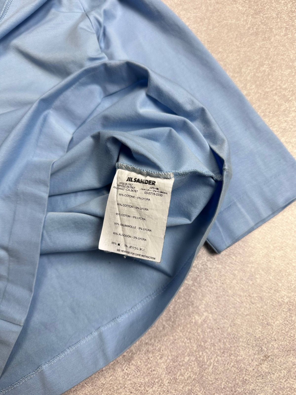 Jil Sander Vintage Jil Sander Blue Blouse M Size M / US 6-8 / IT 42-44 - 4 Thumbnail