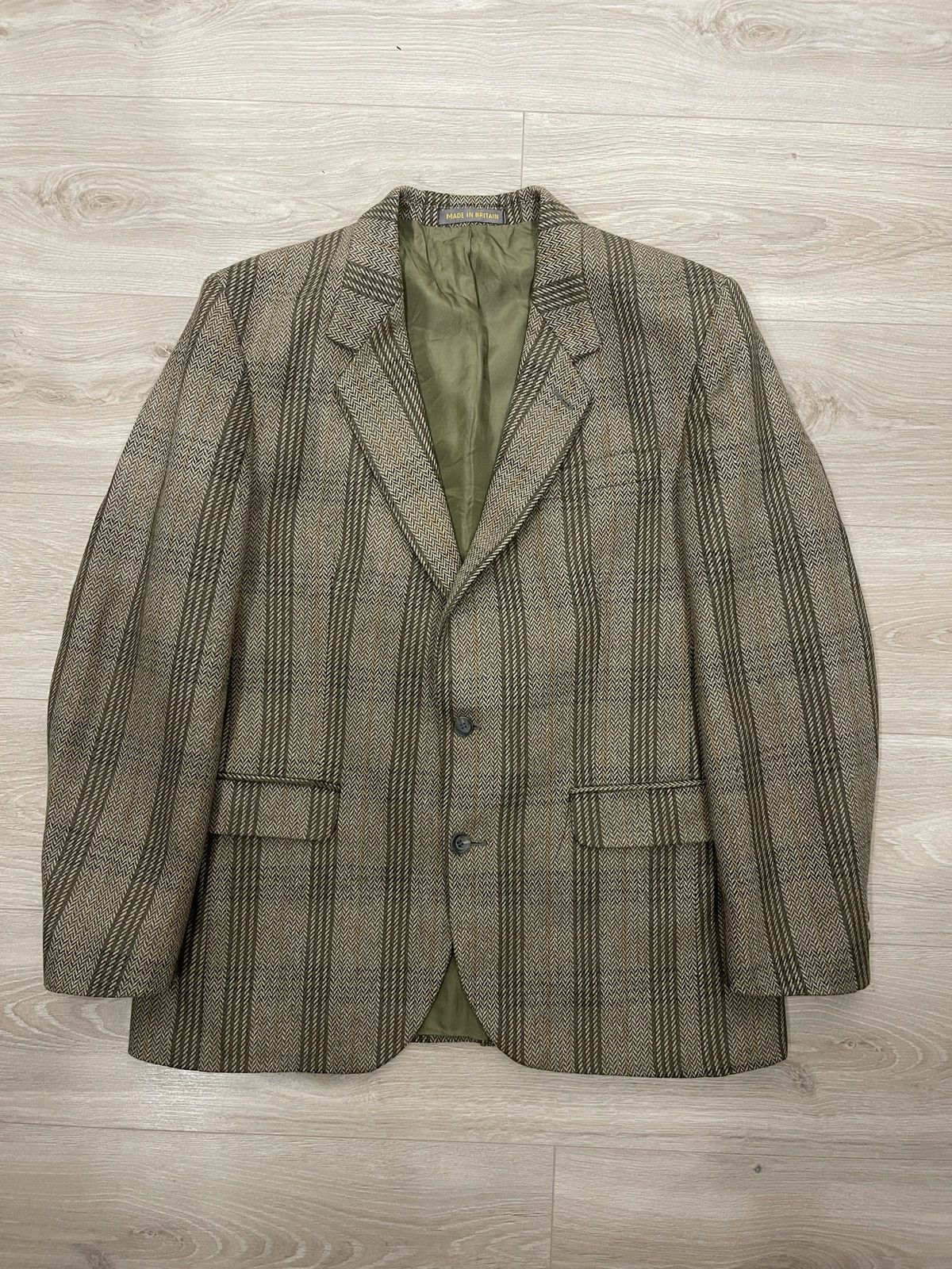 Vintage Vintage Dunn Co sport coat tweed blazer classic wool jacket Size 44R - 10 Thumbnail