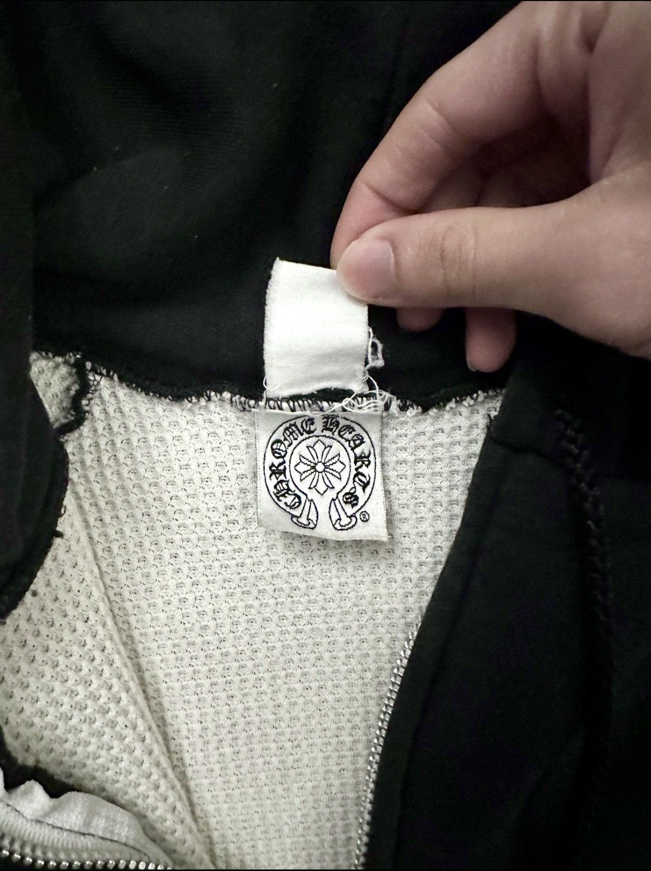 Chrome Hearts + Chrome Hearts 90s Vintage Thermal Zip Up Hoodie + Size US M / EU 48-50 / 2 - 5 Thumbnail