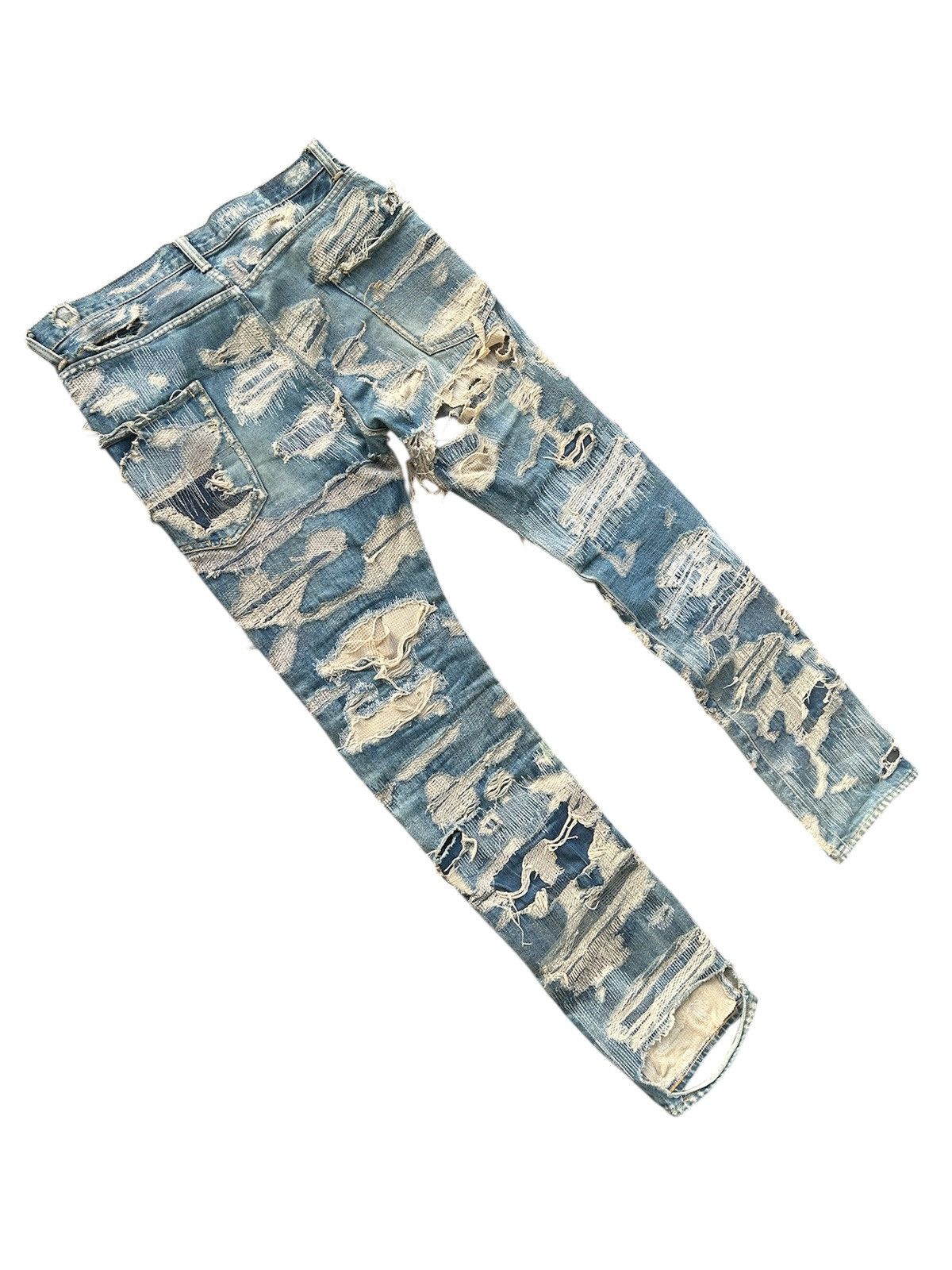 Undercover Undercover AW05 Arts&Crafts 85 Denim Jeans Size US 34 / EU 50 - 6 Thumbnail