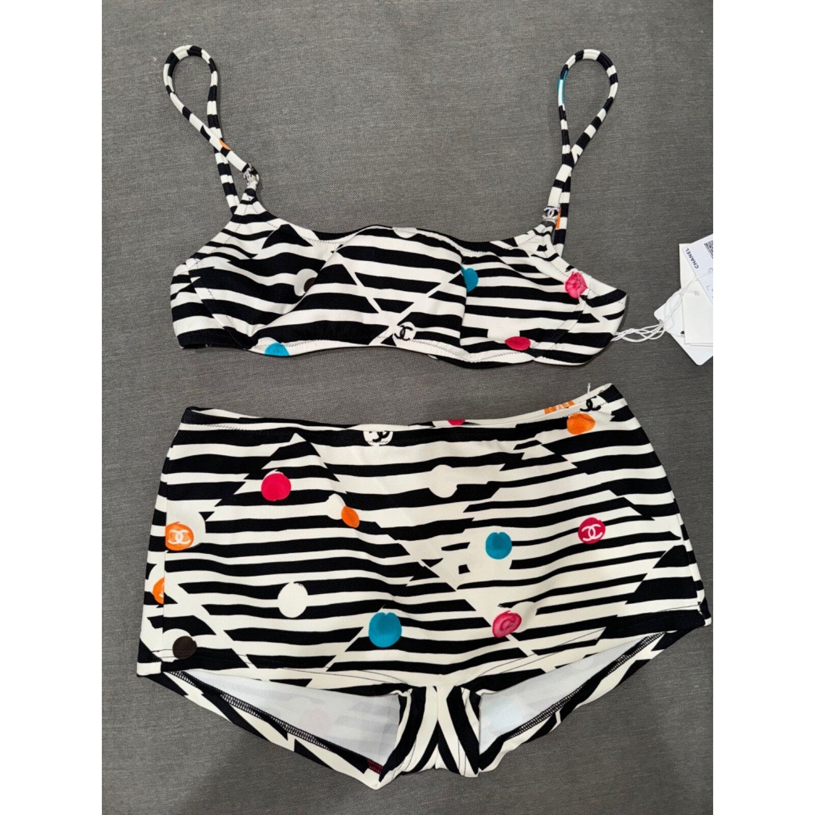Chanel Chanel 24S Two Piece Bikini Swim Swimsuit Bathingsuit 36 Size XS / US 0-2 / IT 36-38 - 2 Thumbnail