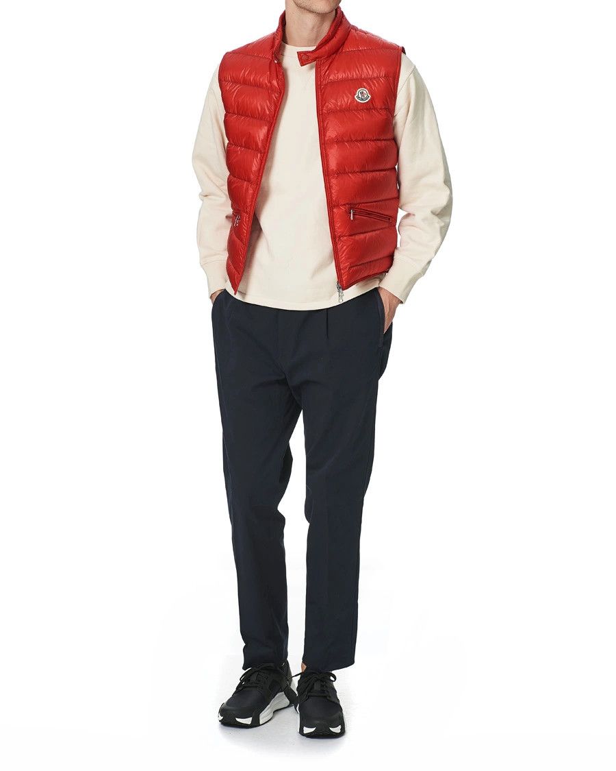 Moncler MONCLER Gui red padded quilted down vest Size 1 / Small Size US S / EU 44-46 / 1 - 4 Thumbnail