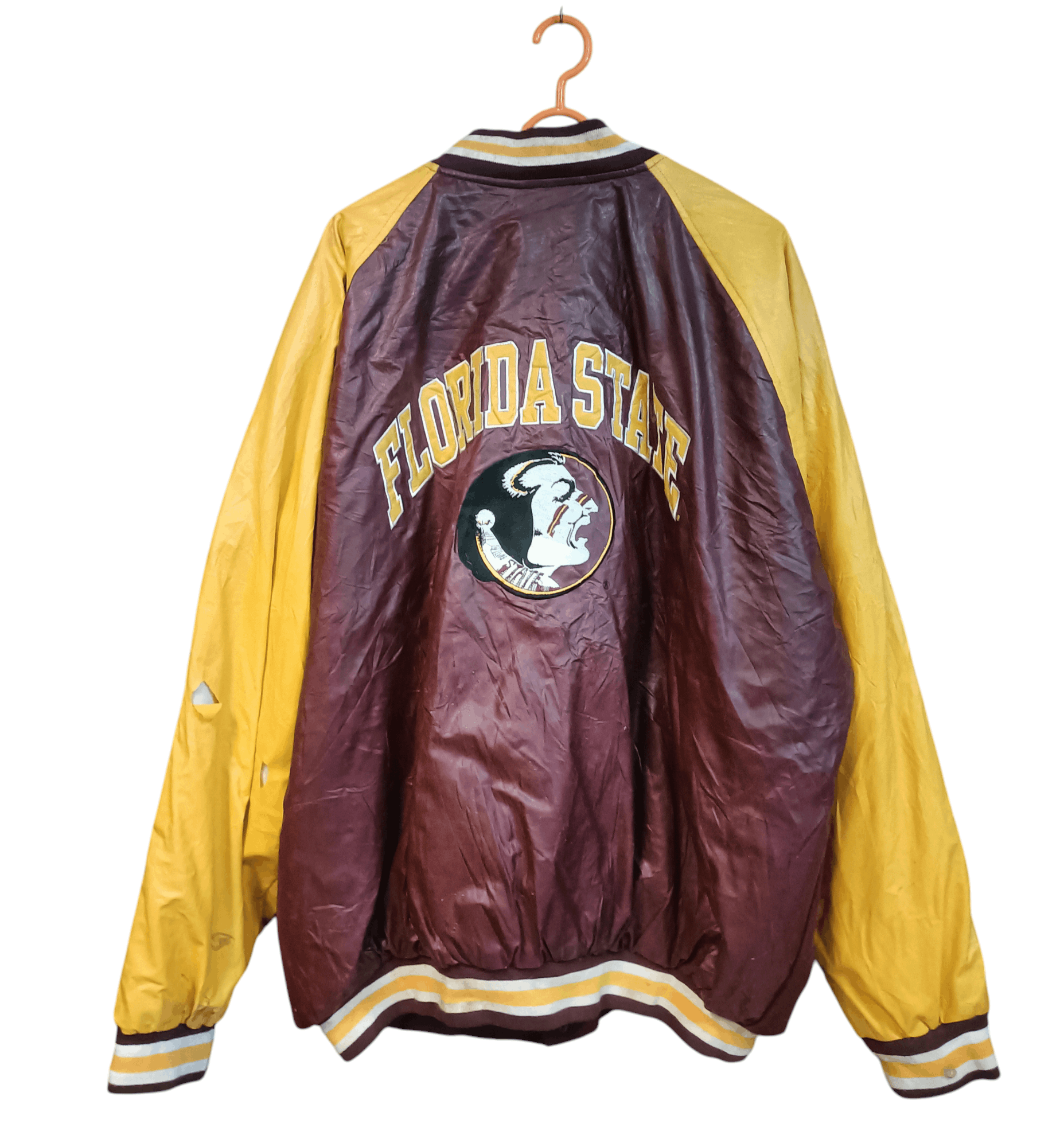 Steve And Barrys × Vintage Vintage Varsity Jacket x Florida State by Steve & Barry Size US XXL / EU 58 / 5 - 2 Thumbnail