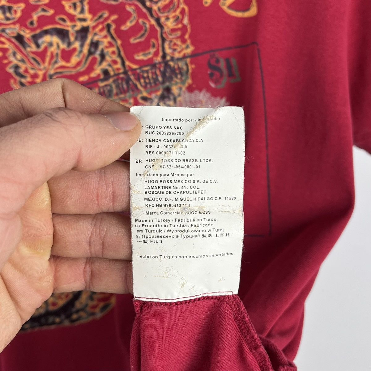 Hugo Boss Designer Hugo Boss japanese style one dollar tee Size US L / EU 52-54 / 3 - 9 Thumbnail