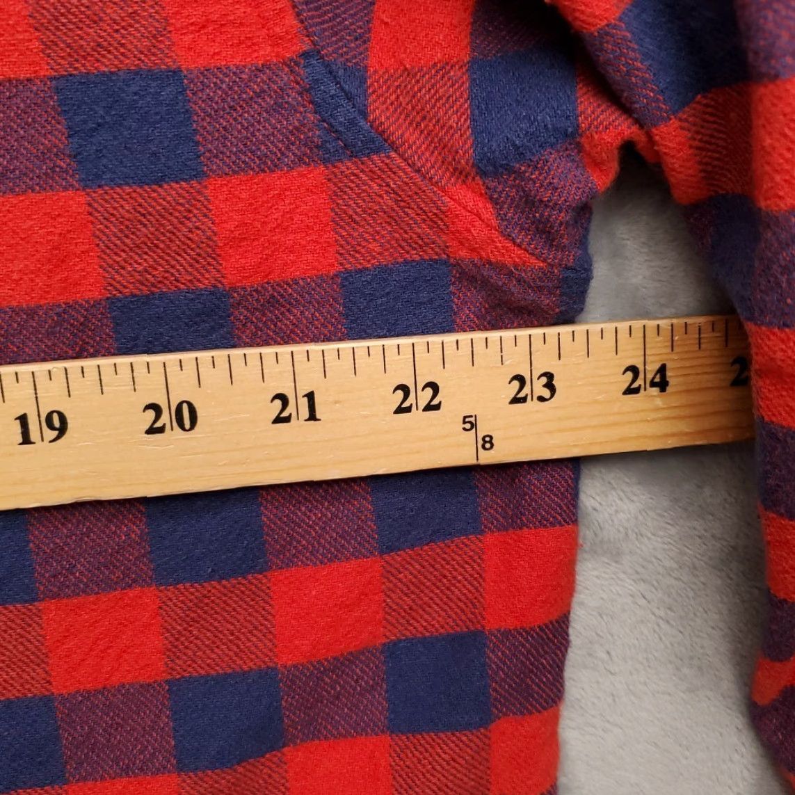 Chubbies Nutter by Chubbies Flannel Shirt Men XL Buffalo Plaid Red Blue Pullover Made USA Shirt Size US XL / EU 56 / 4 - 8 Thumbnail
