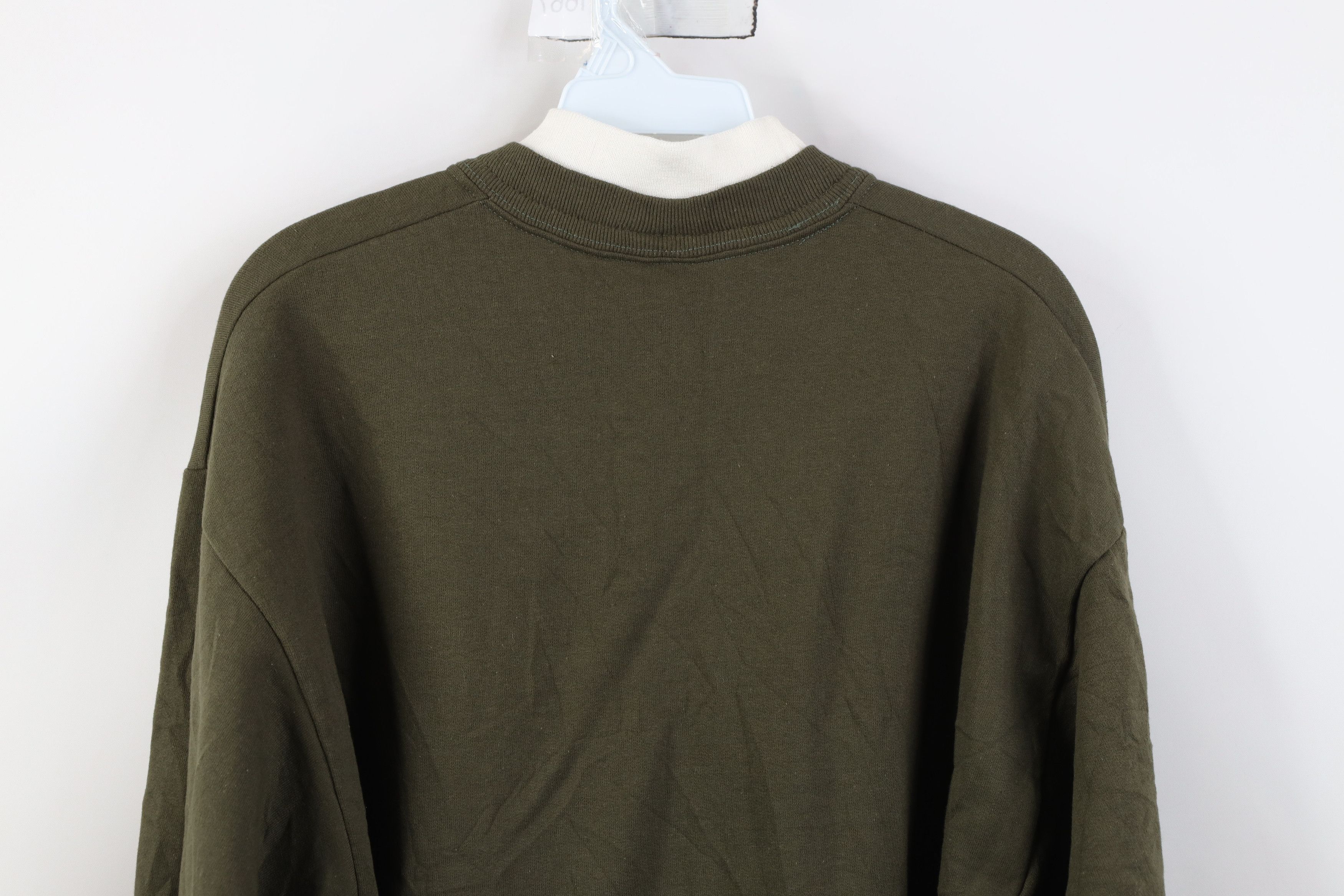 Vintage Vintage 90s Streetwear Nature Birds Layered Sweatshirt Green Size L / US 10 / IT 46 - 15 Thumbnail