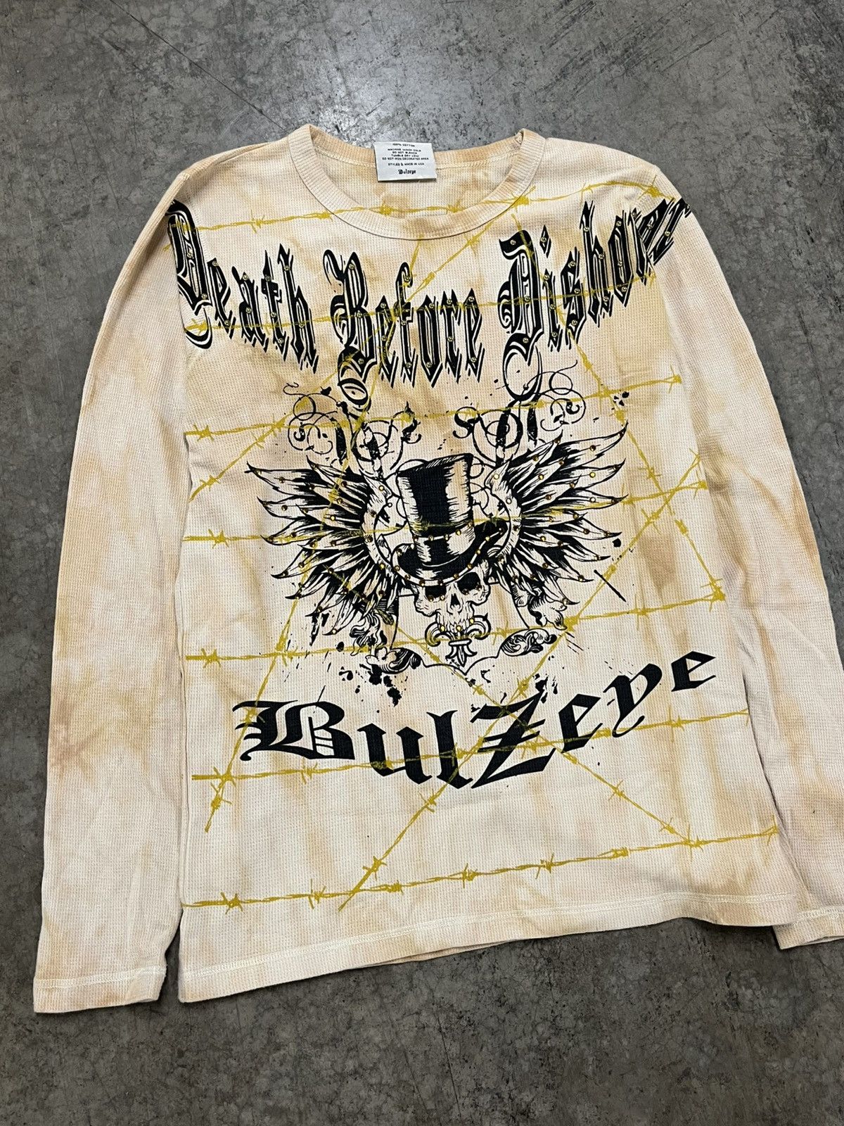 Affliction × Vintage Y2k grunge thermal skater hype rare affliction style opium Size US M / EU 48-50 / 2 - 4 Thumbnail