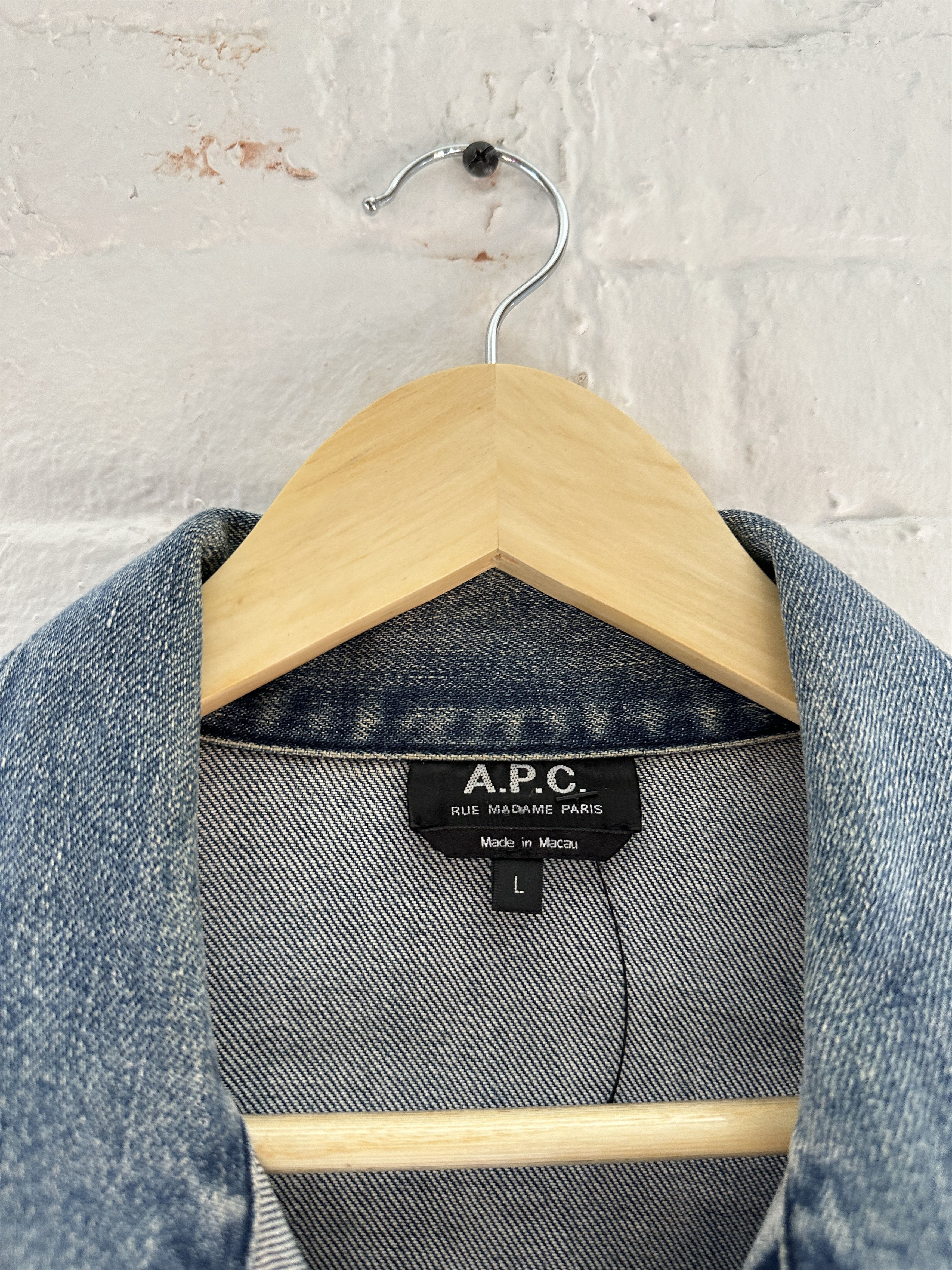 A.P.C. A.P.C. Denim Jacket Size US M / EU 48-50 / 2 - 2 Thumbnail