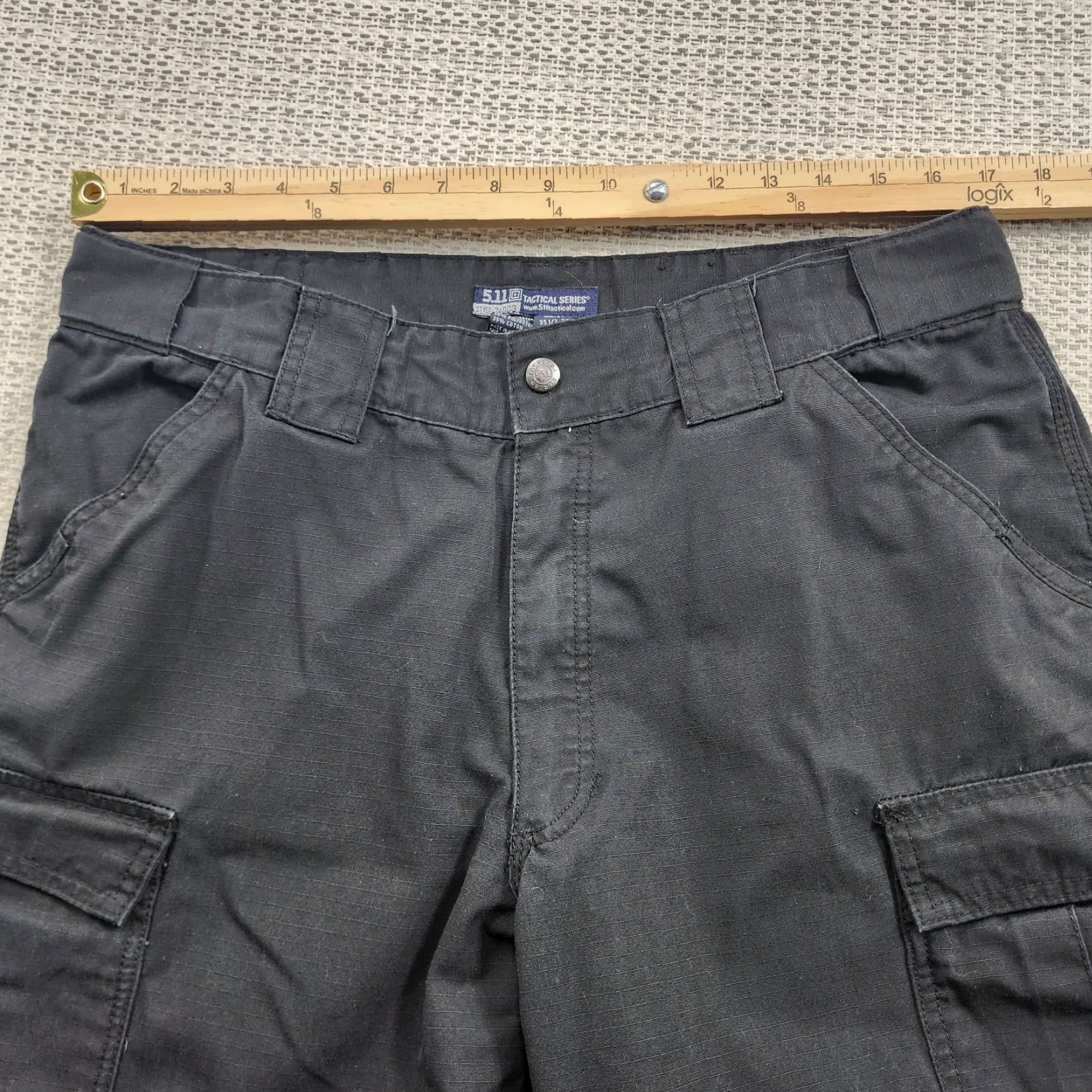 Vintage 5.11 Tactical Pants Mens 36 Regular Blue Cargo Pocket Workwear Ripstop Size US 36 / EU 52 - 7 Thumbnail