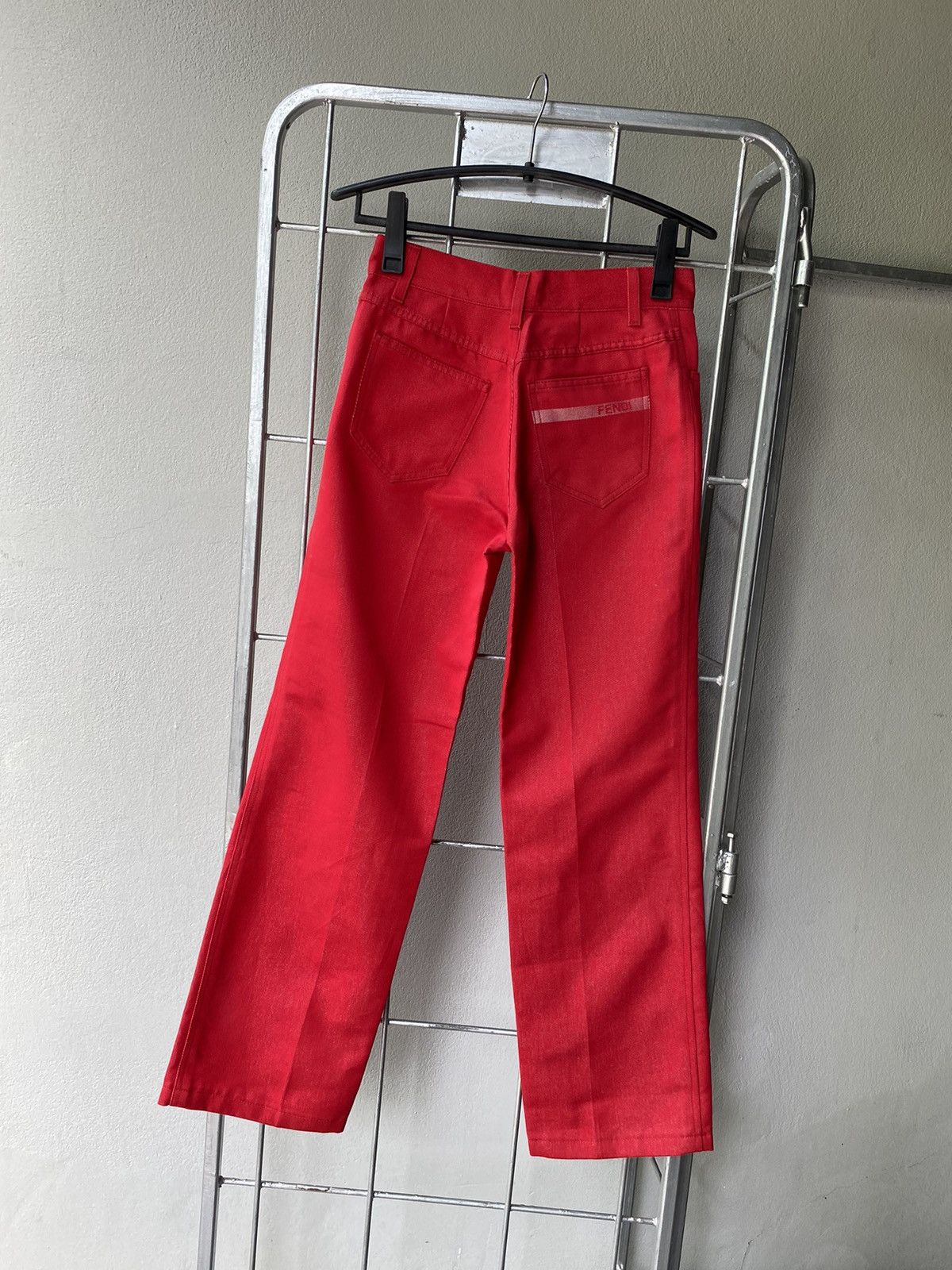 Fendi FENDI Red Pattern Casual Long Jeans Size 27" / US 4 / IT 40 - 4 Thumbnail