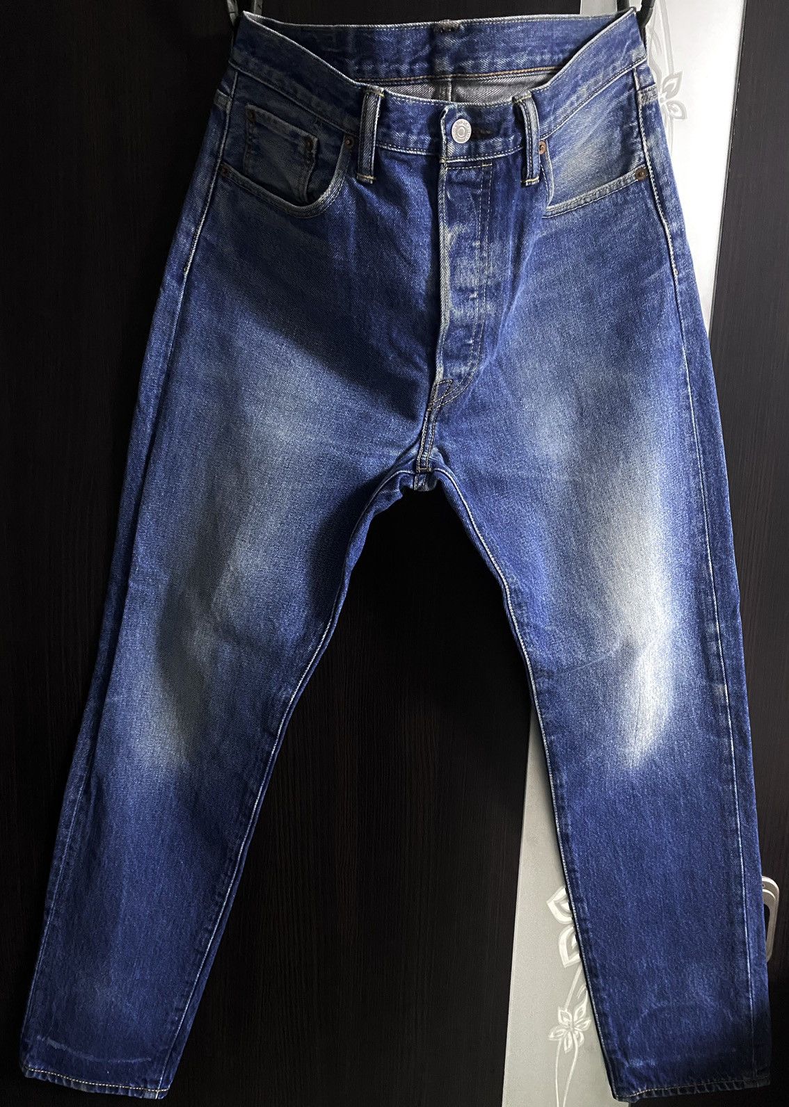 Levi's Vintage Clothing Levi’s 501 CT Customized Tapered Washed Heritage Denim Jeans Size US 33 - 3 Thumbnail